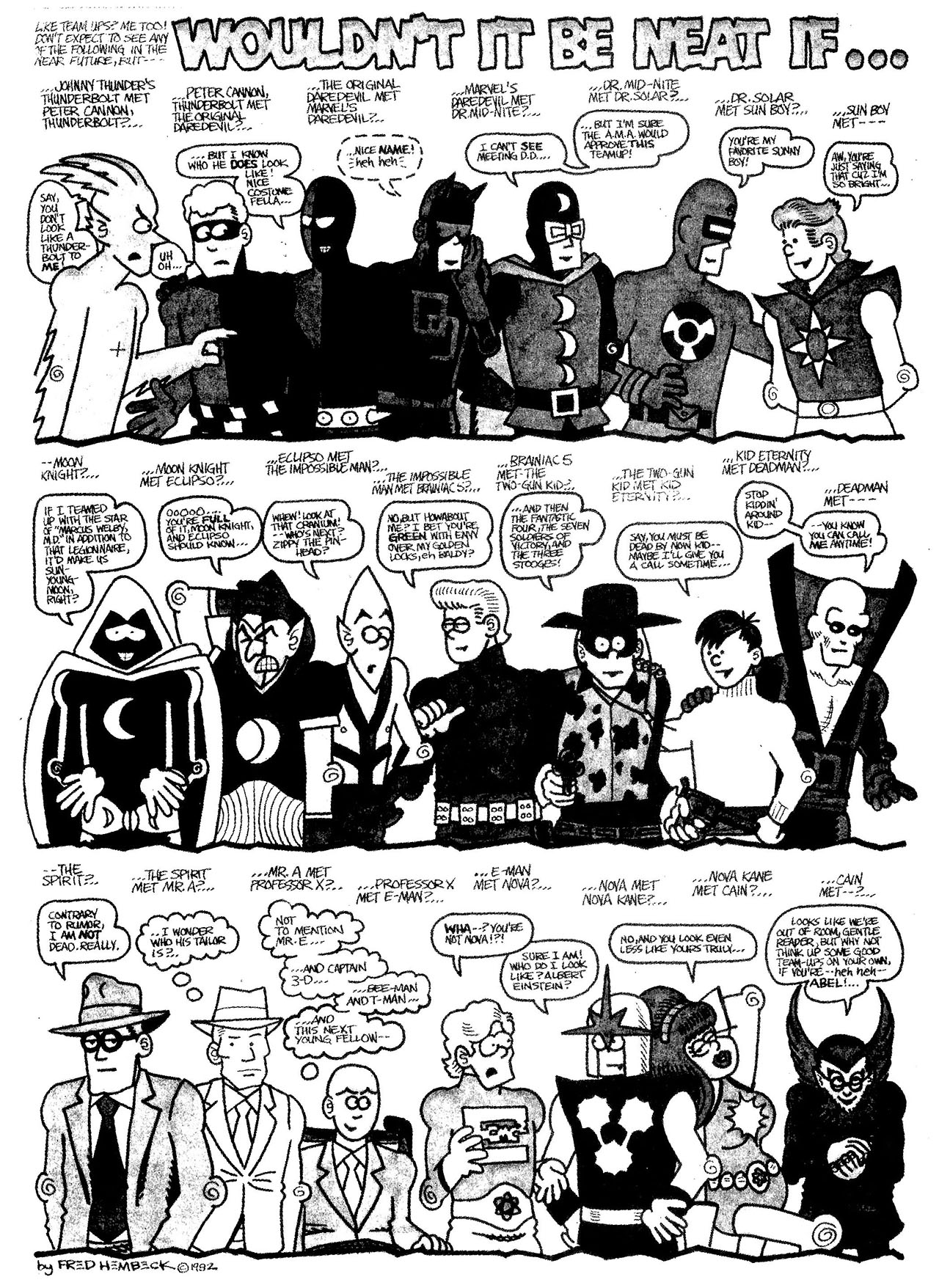 Read online The Nearly Complete Essential Hembeck Archives Omnibus comic -  Issue # TPB (Part 5) - 4