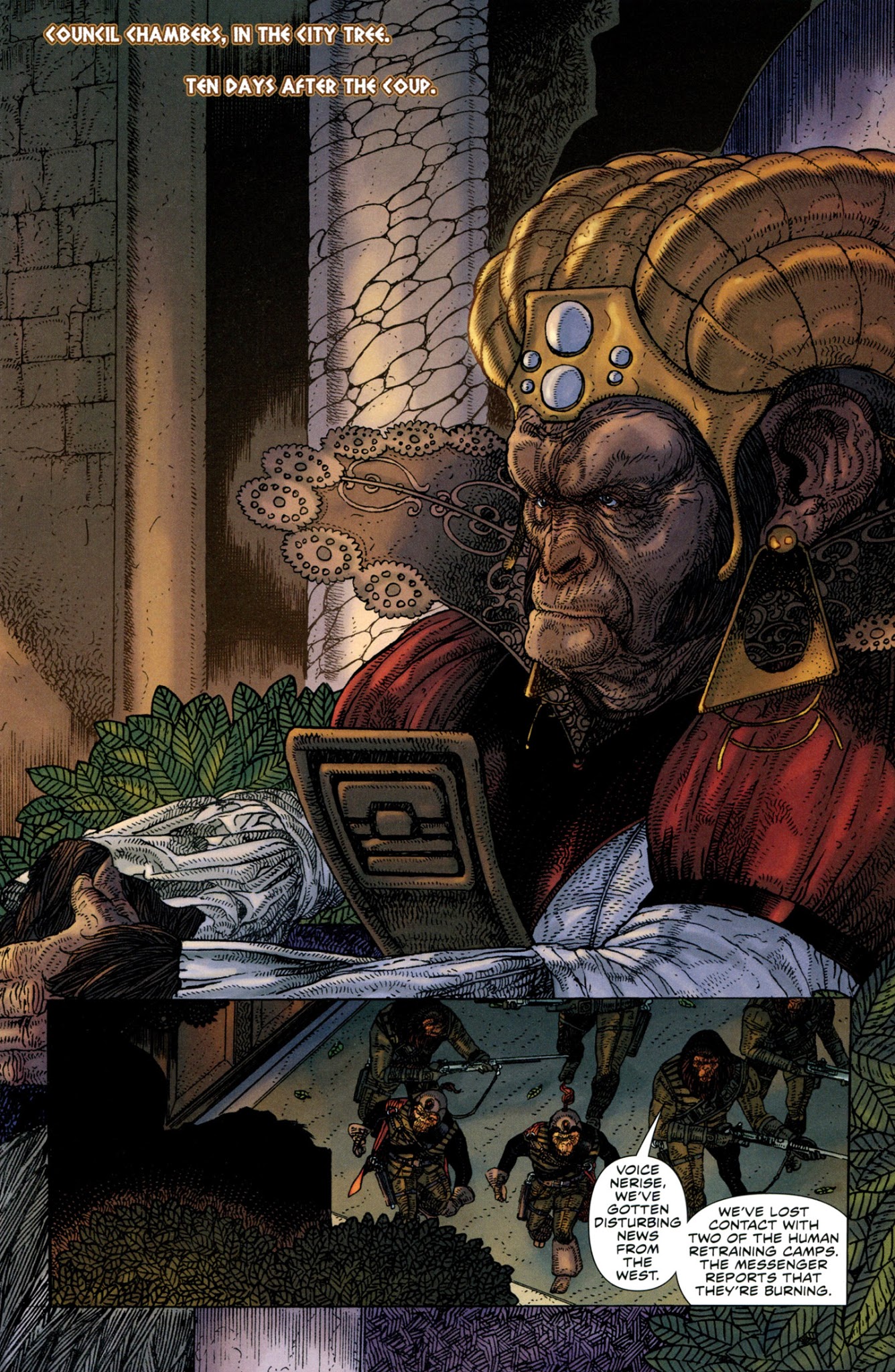Read online Planet of the Apes (2011) comic -  Issue #16 - 3