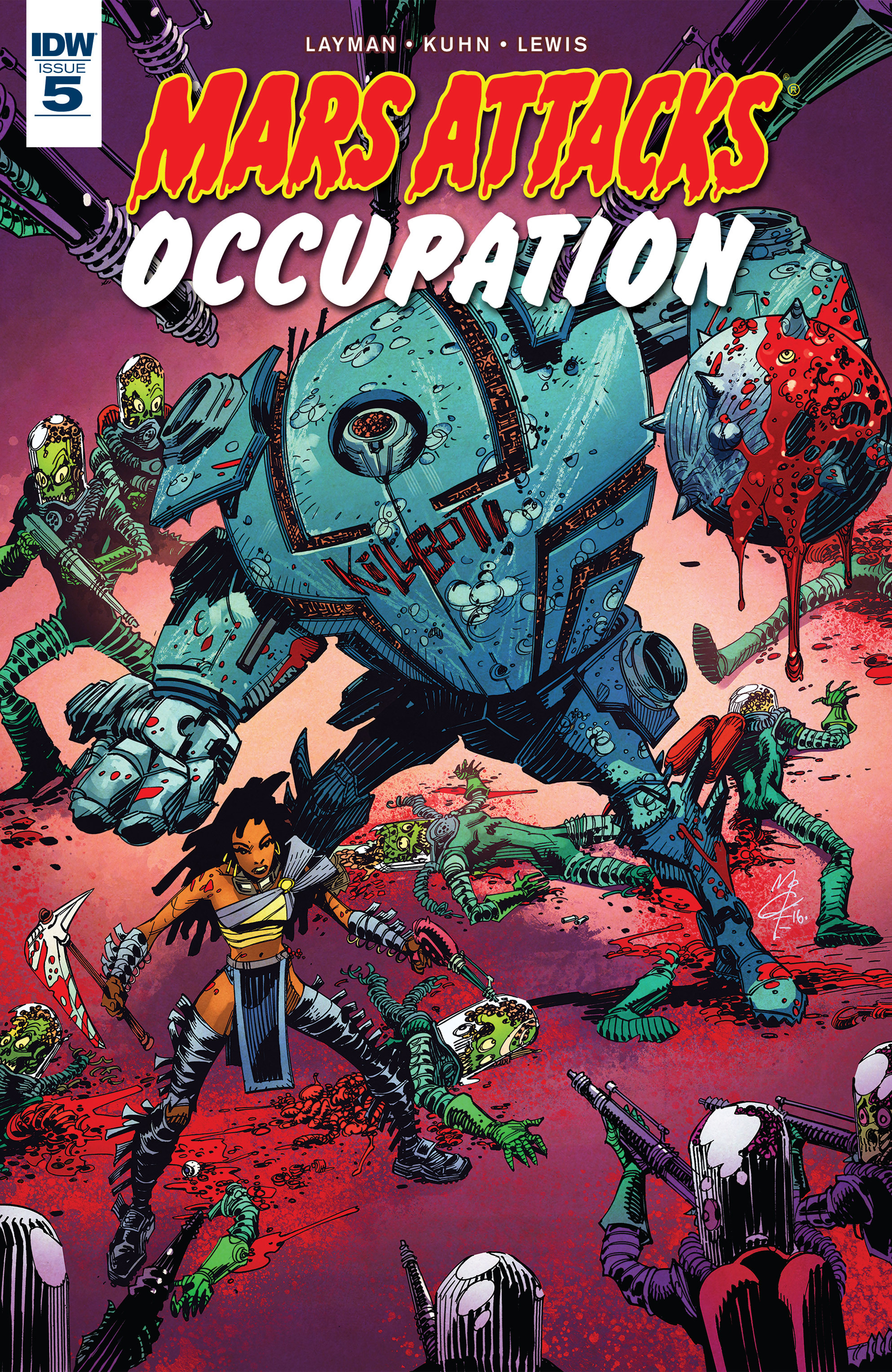 Read online Mars Attacks: Occupation comic -  Issue #5 - 1