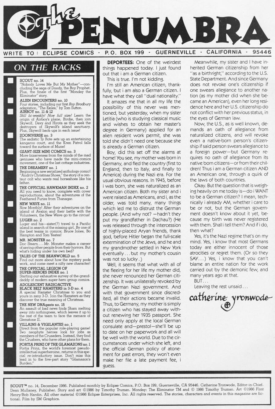 Read online Scout comic -  Issue #14 - 2