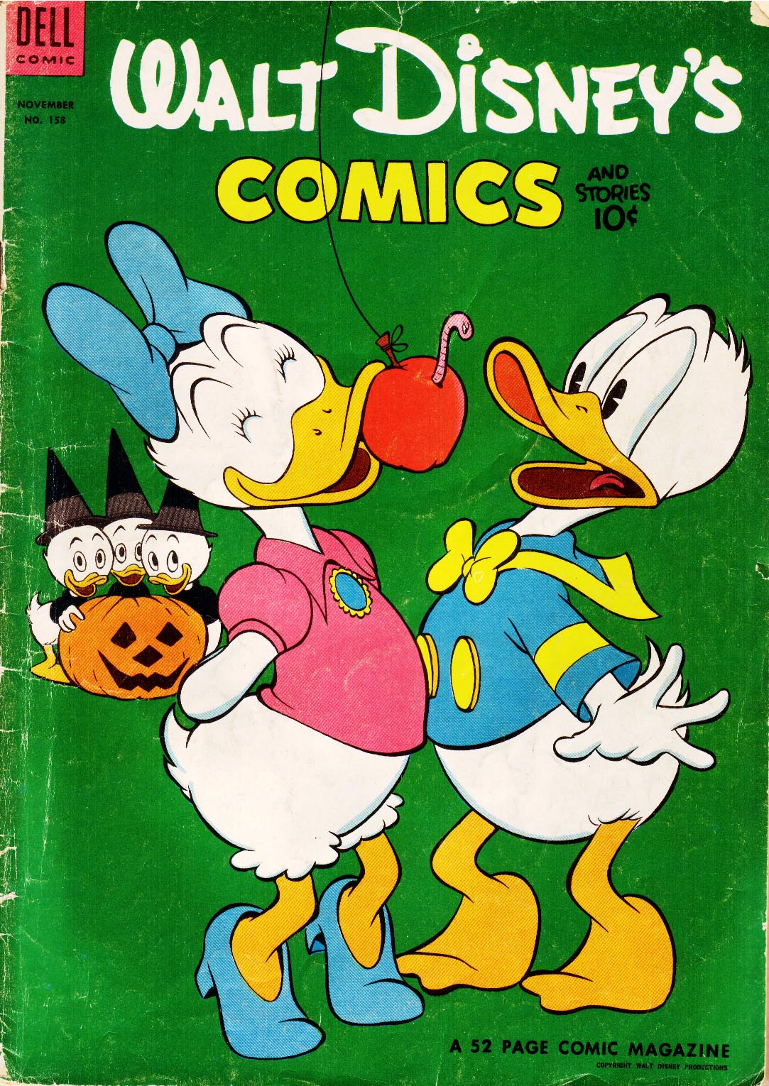 Read online Walt Disney's Comics and Stories comic -  Issue #158 - 1