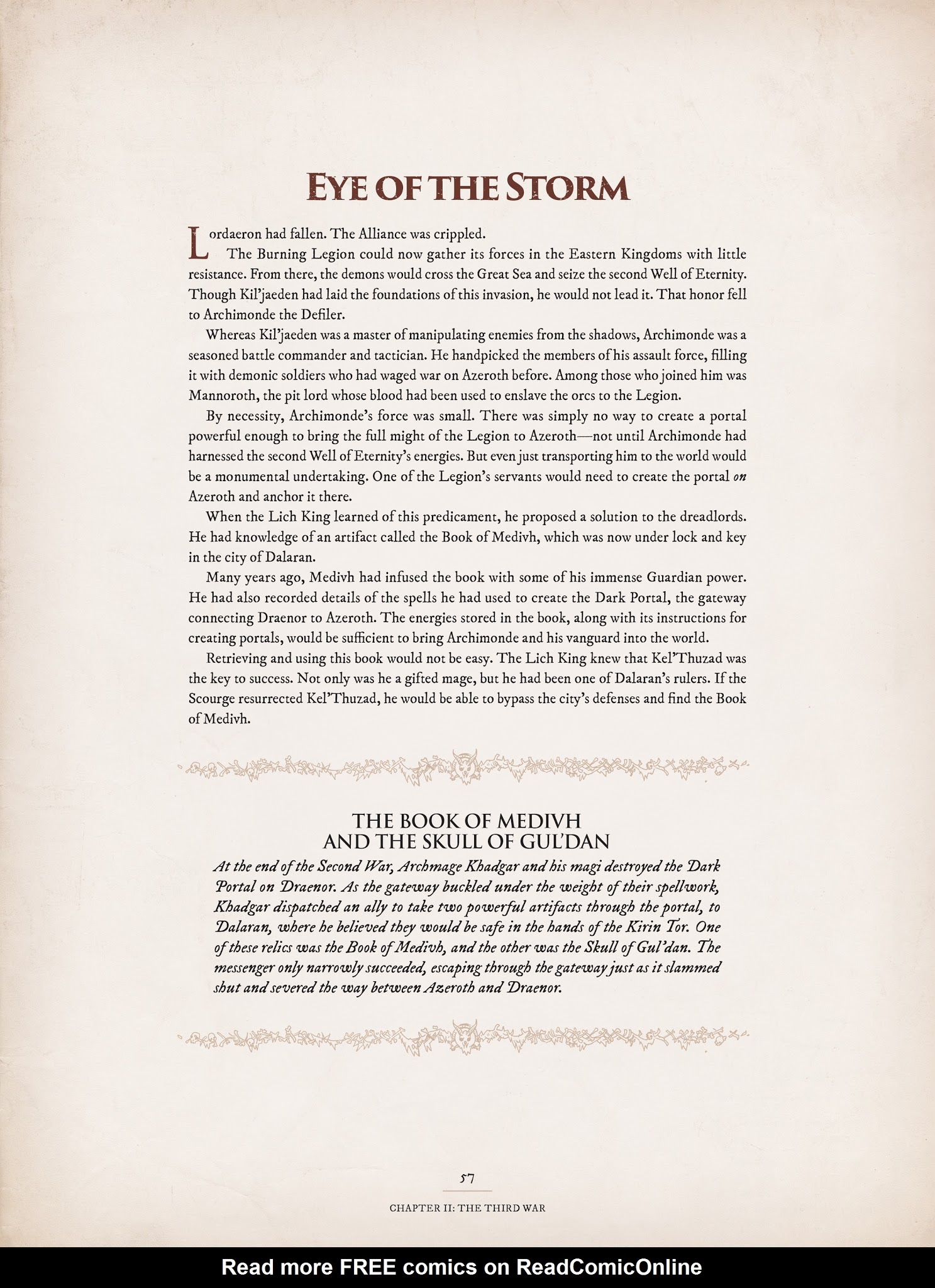 Read online World of Warcraft Chronicle Vol. 3 comic -  Issue # Full - 55