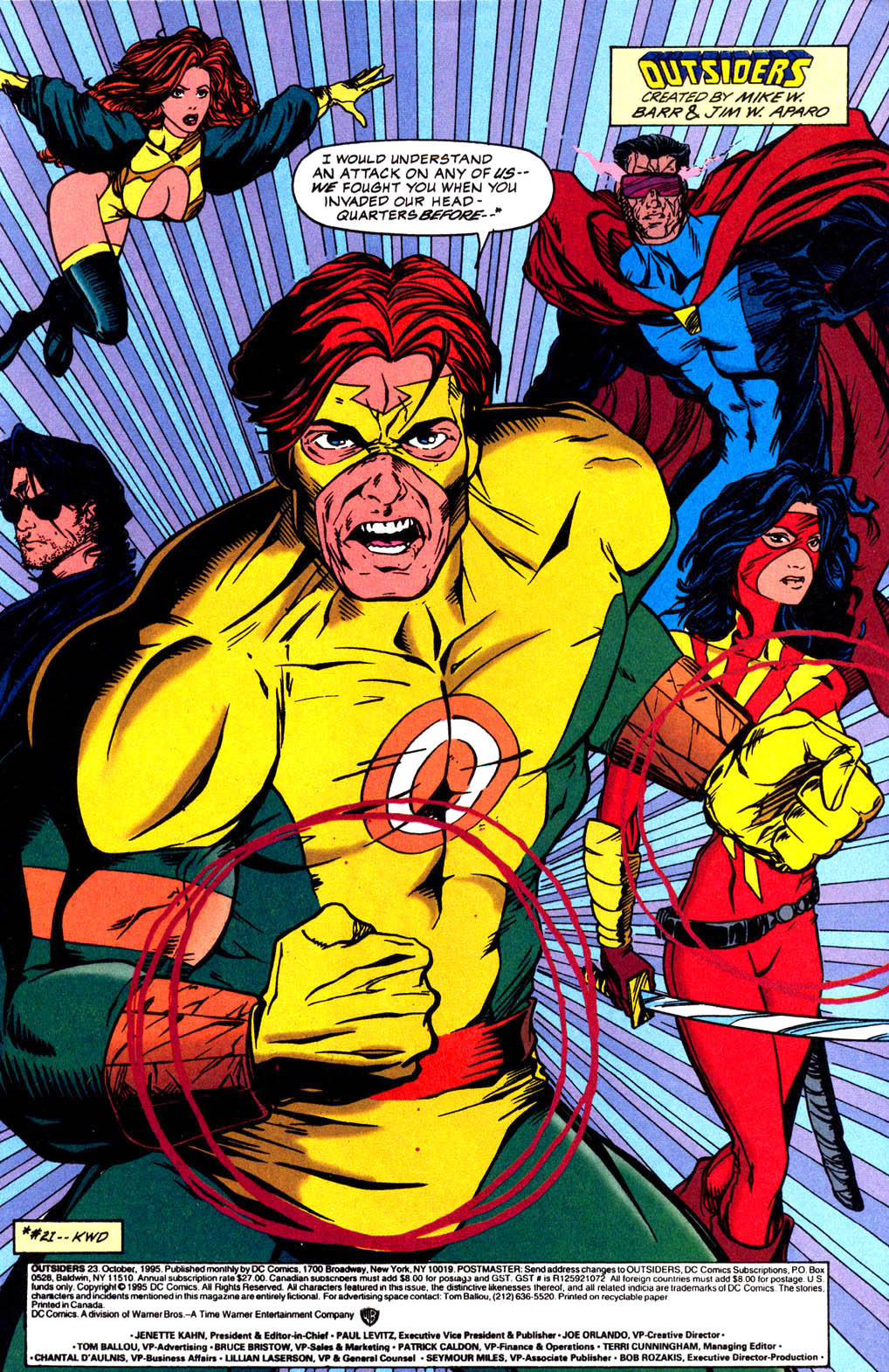 Read online Outsiders (1993) comic -  Issue #23 - 2