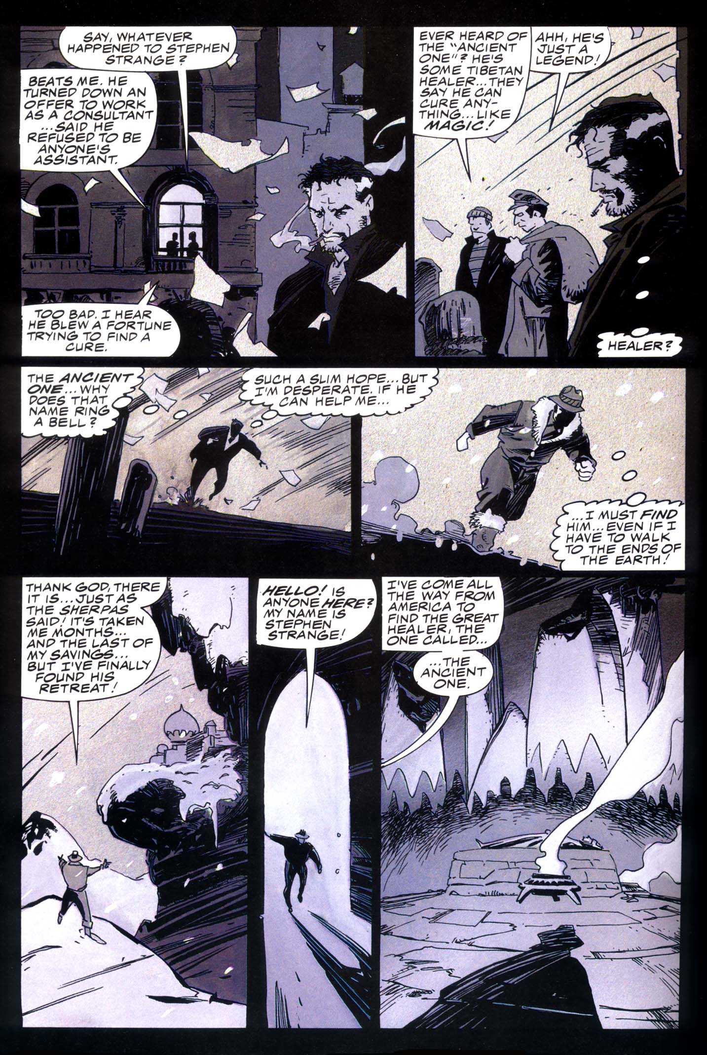 Read online Marvel Graphic Novel comic -  Issue #49 - Doctor Strange & Doctor Doom - Triumph & Torment - 57
