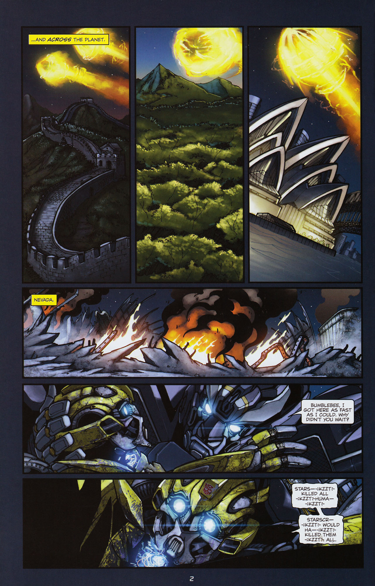 Read online Transformers Alliance comic Issue 3
