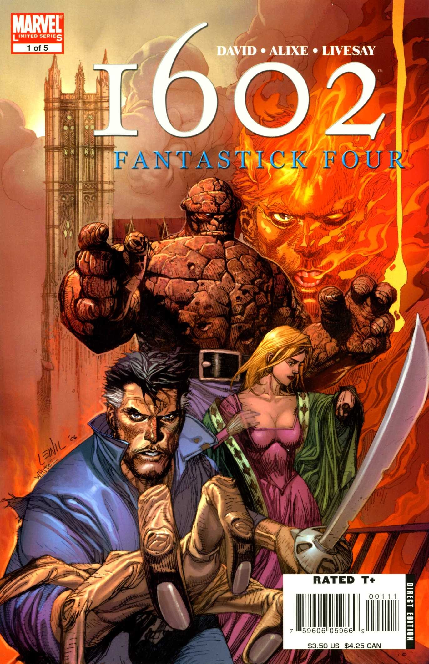 Read online Marvel 1602: Fantastick Four comic -  Issue #1 - 1