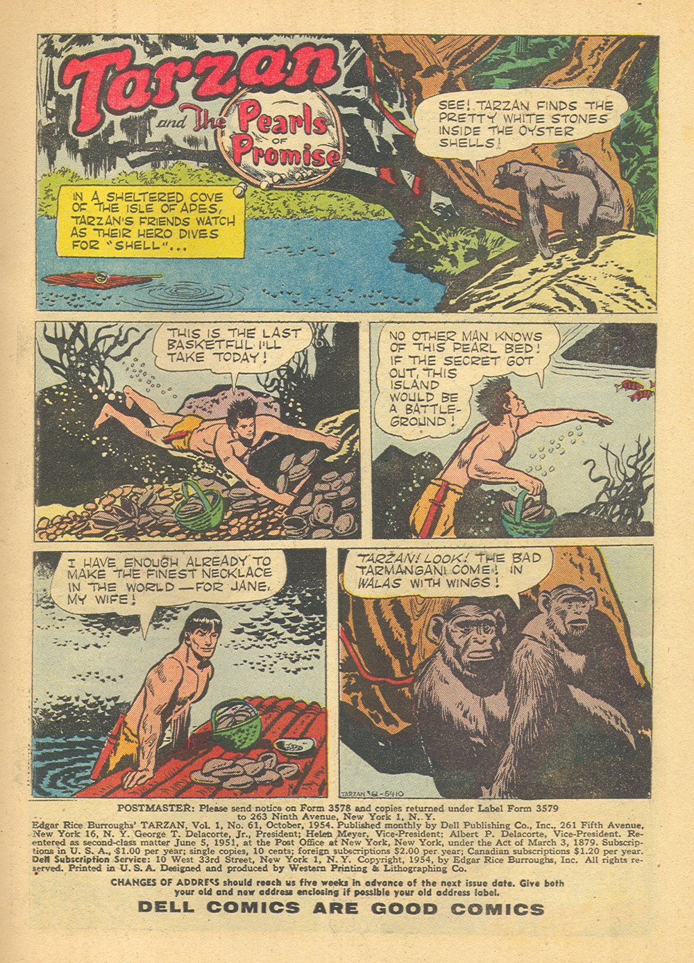 Read online Tarzan (1948) comic -  Issue #61 - 3