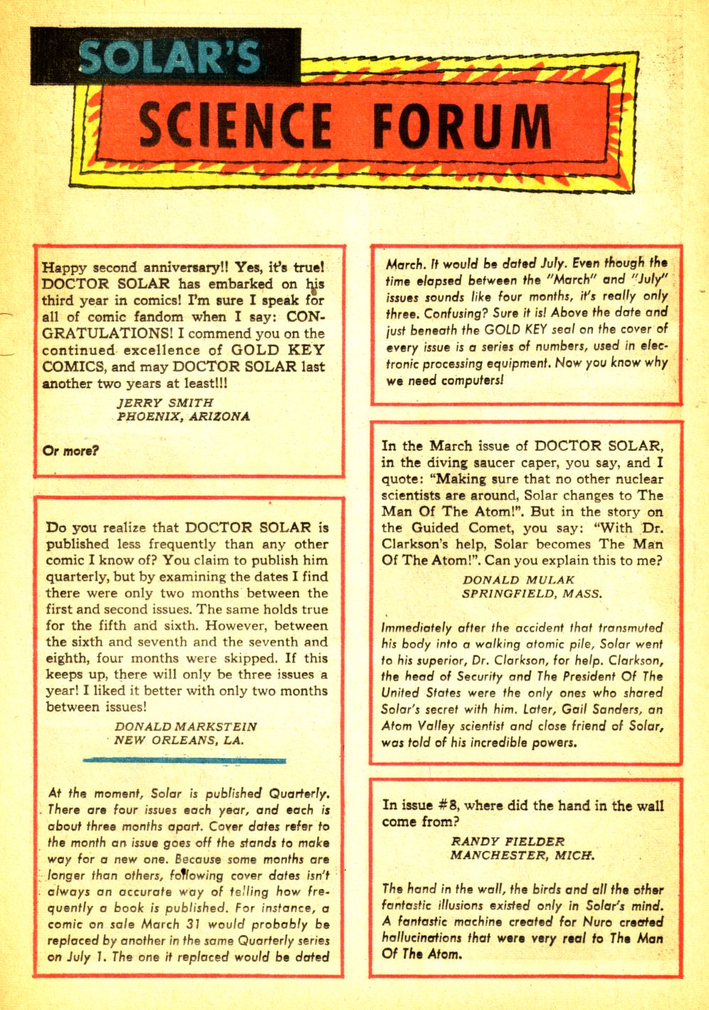 Read online Doctor Solar, Man of the Atom (1962) comic -  Issue #11 - 20