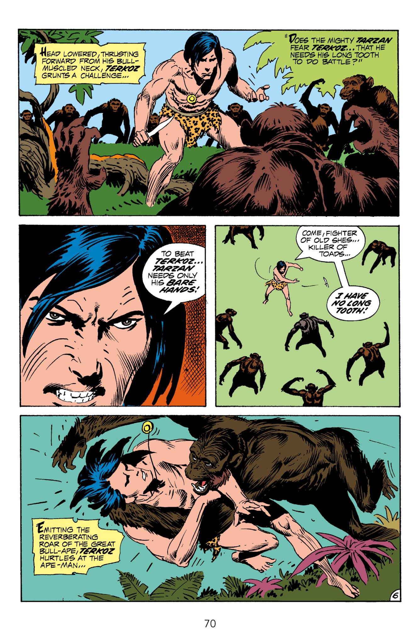 Read online Edgar Rice Burroughs' Tarzan The Joe Kubert Years comic -  Issue # TPB 1 (Part 1) - 70