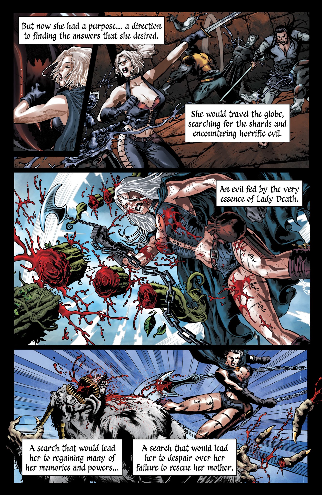 Read online Lady Death: Apocalypse comic -  Issue #1 - 9