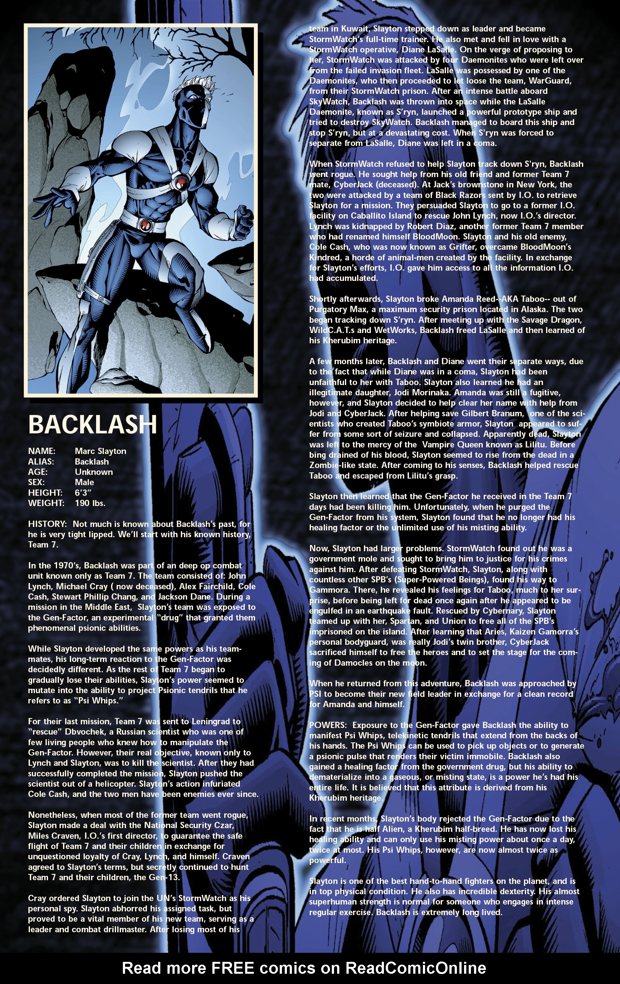 Read online Backlash comic -  Issue #25 - 44