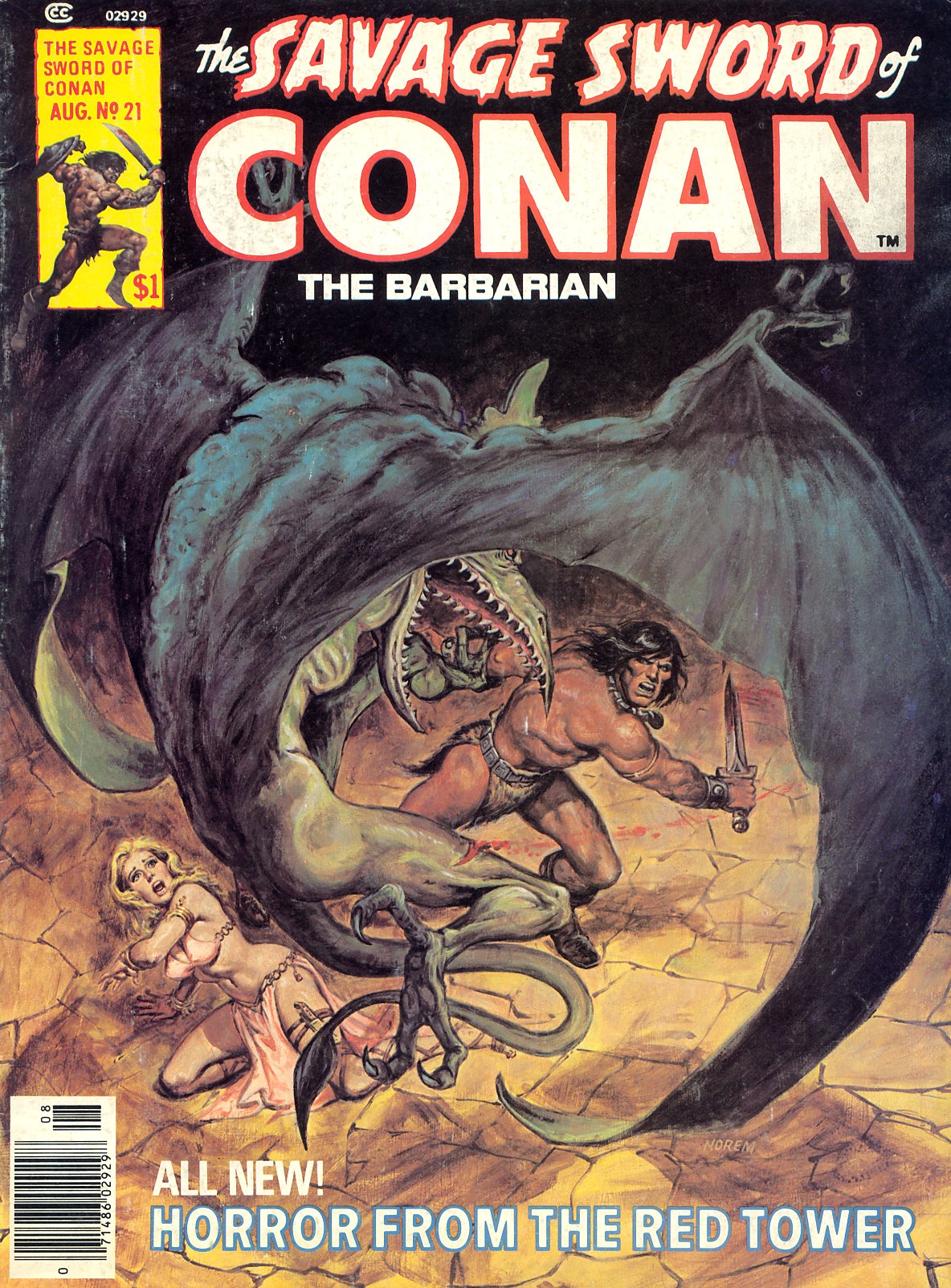 The Savage Sword Of Conan Issue #21 #22 - English 1