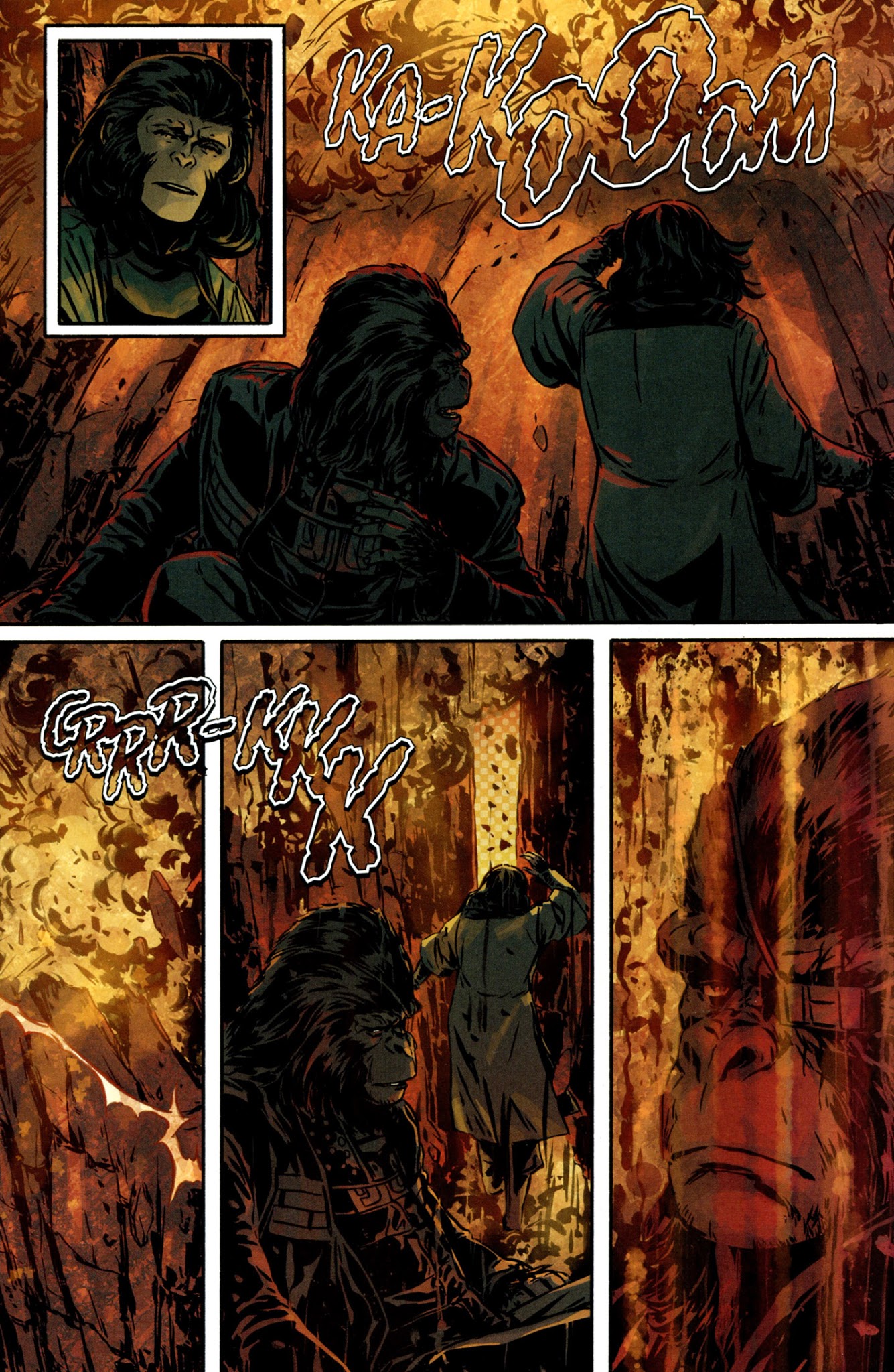 Read online Exile on the Planet of the Apes comic -  Issue #4 - 21