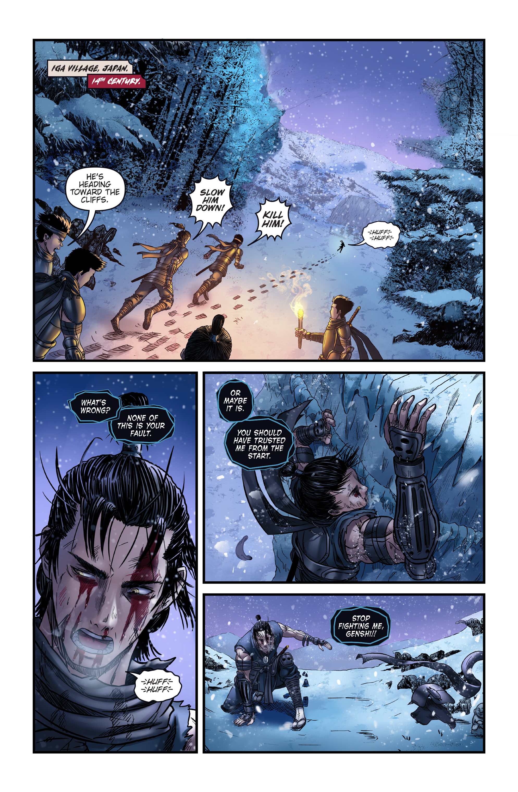 Read online Honor and Curse comic -  Issue #1 - 3