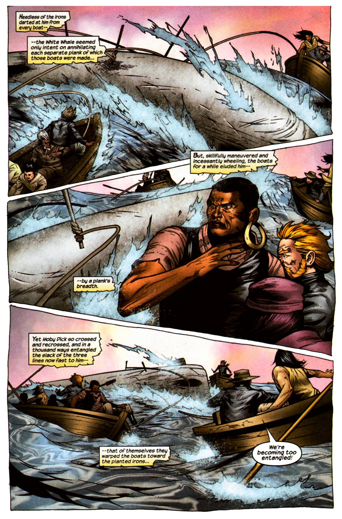 Read online Marvel Illustrated: Moby Dick comic -  Issue # TPB - 111