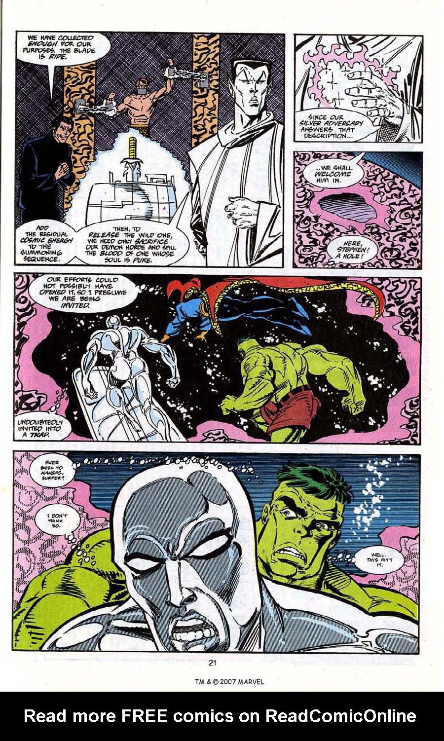 Read online Silver Surfer (1987) comic -  Issue # _Annual 5 - 23