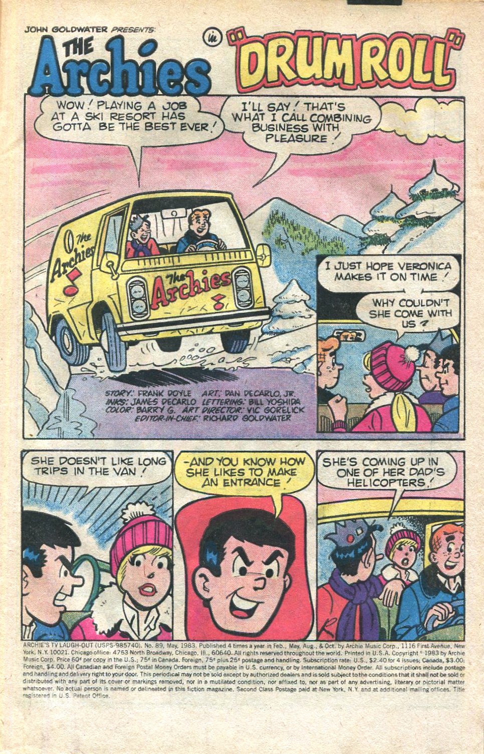 Read online Archie's TV Laugh-Out comic -  Issue #89 - 3