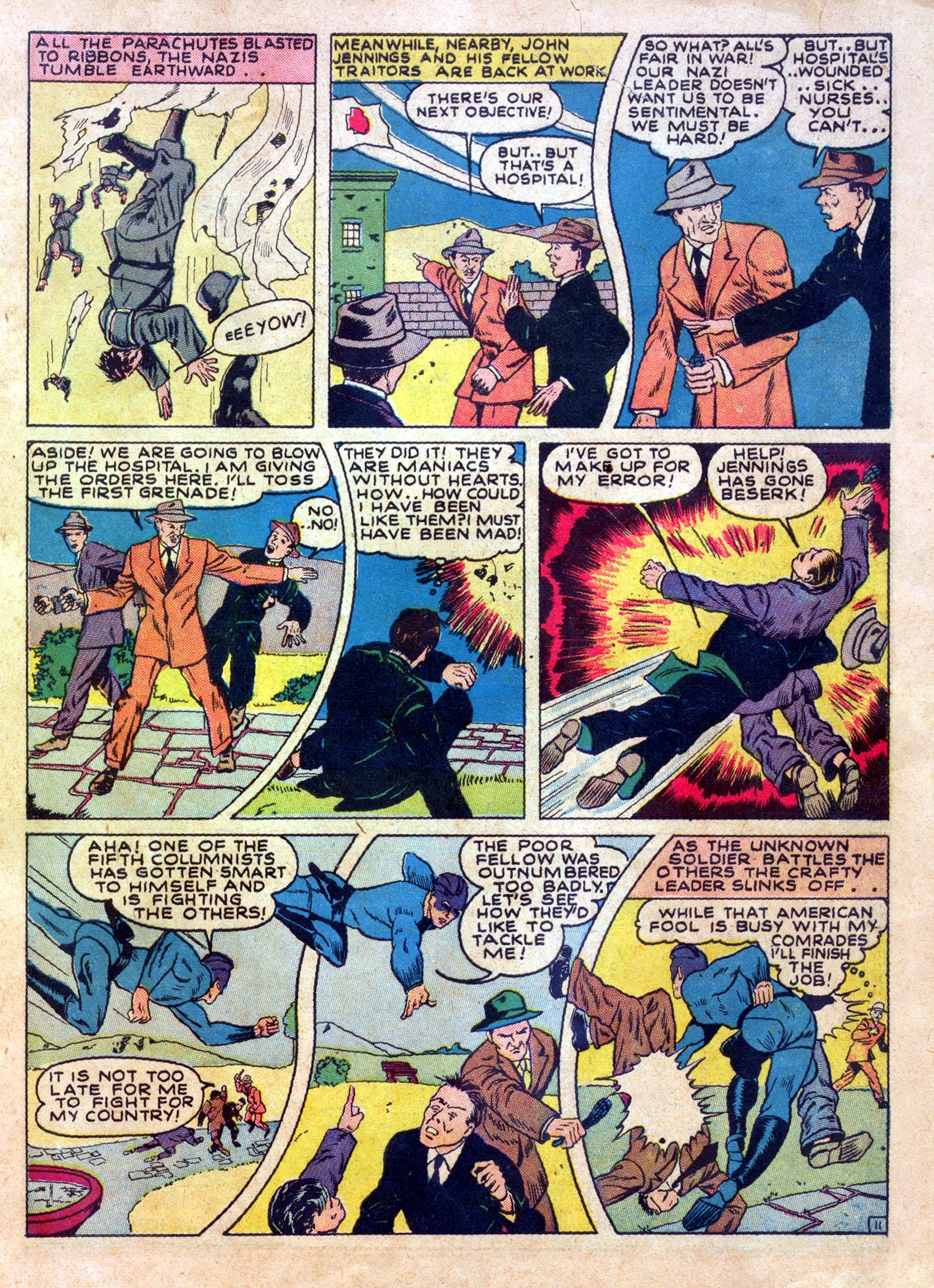 Read online Our Flag Comics comic -  Issue #1 - 13