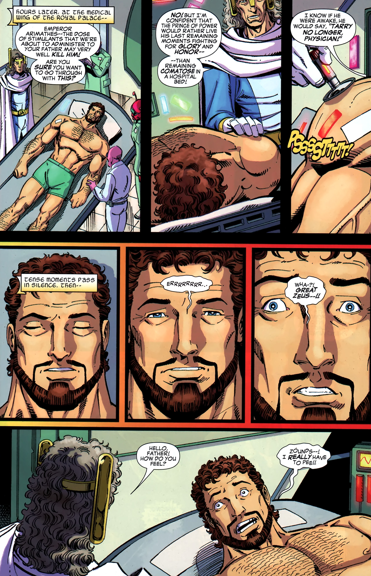 Read online Hercules: Twilight of a God comic -  Issue #4 - 7