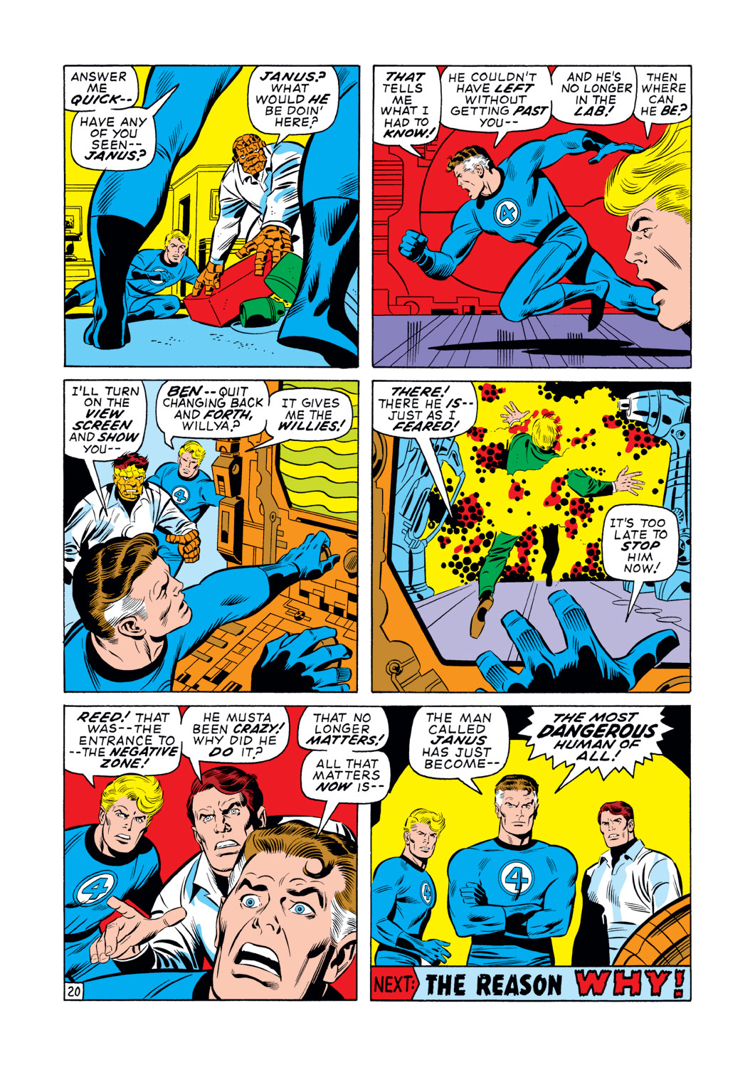 Read online Fantastic Four (1961) comic -  Issue #107 - 20