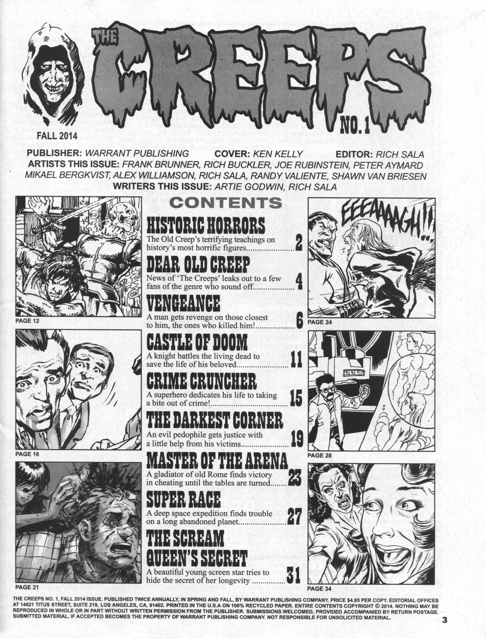 Read online The Creeps comic -  Issue #1 - 3