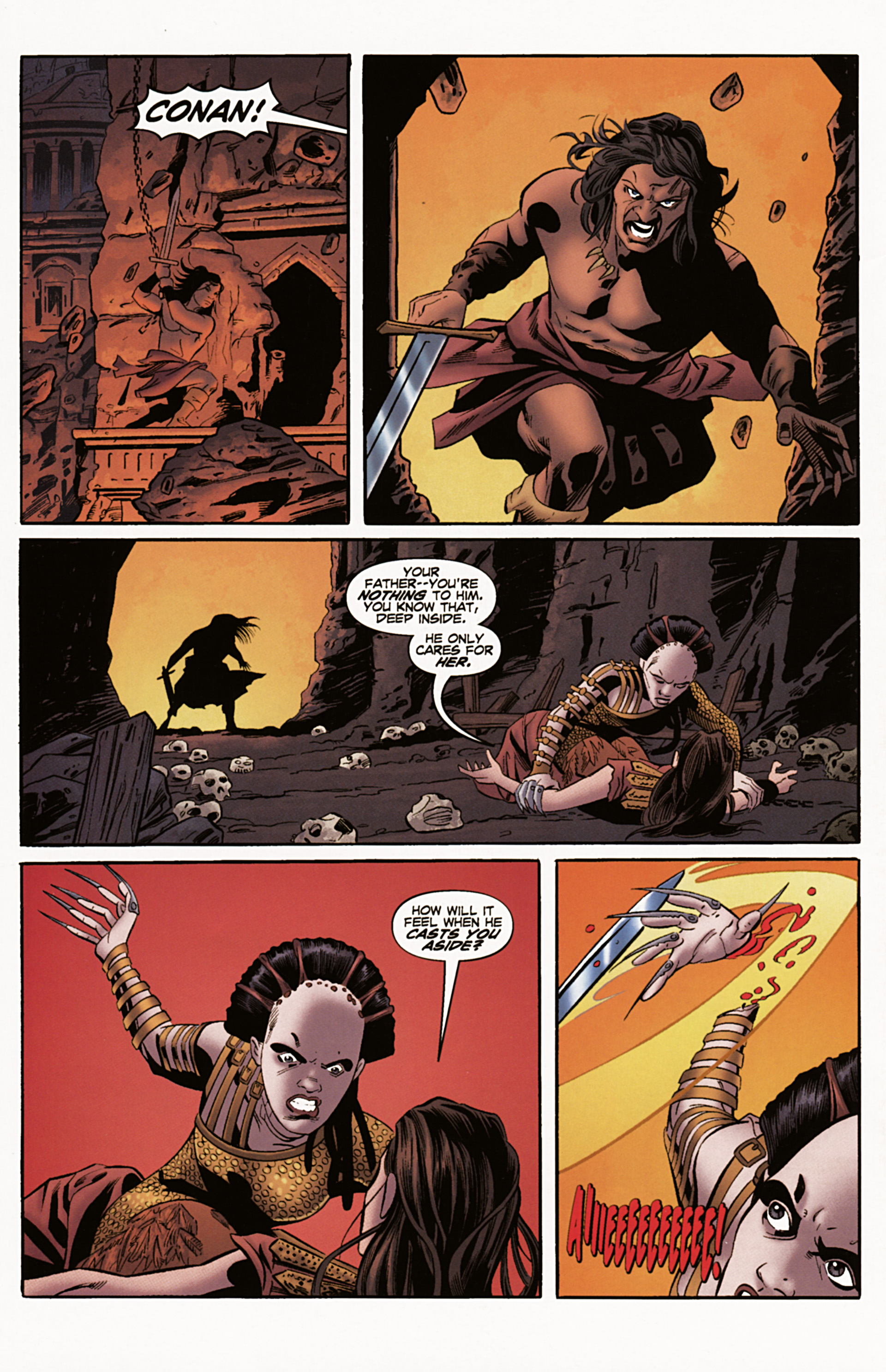 Read online Conan the Barbarian: The Mask of Acheron comic -  Issue # Full - 49