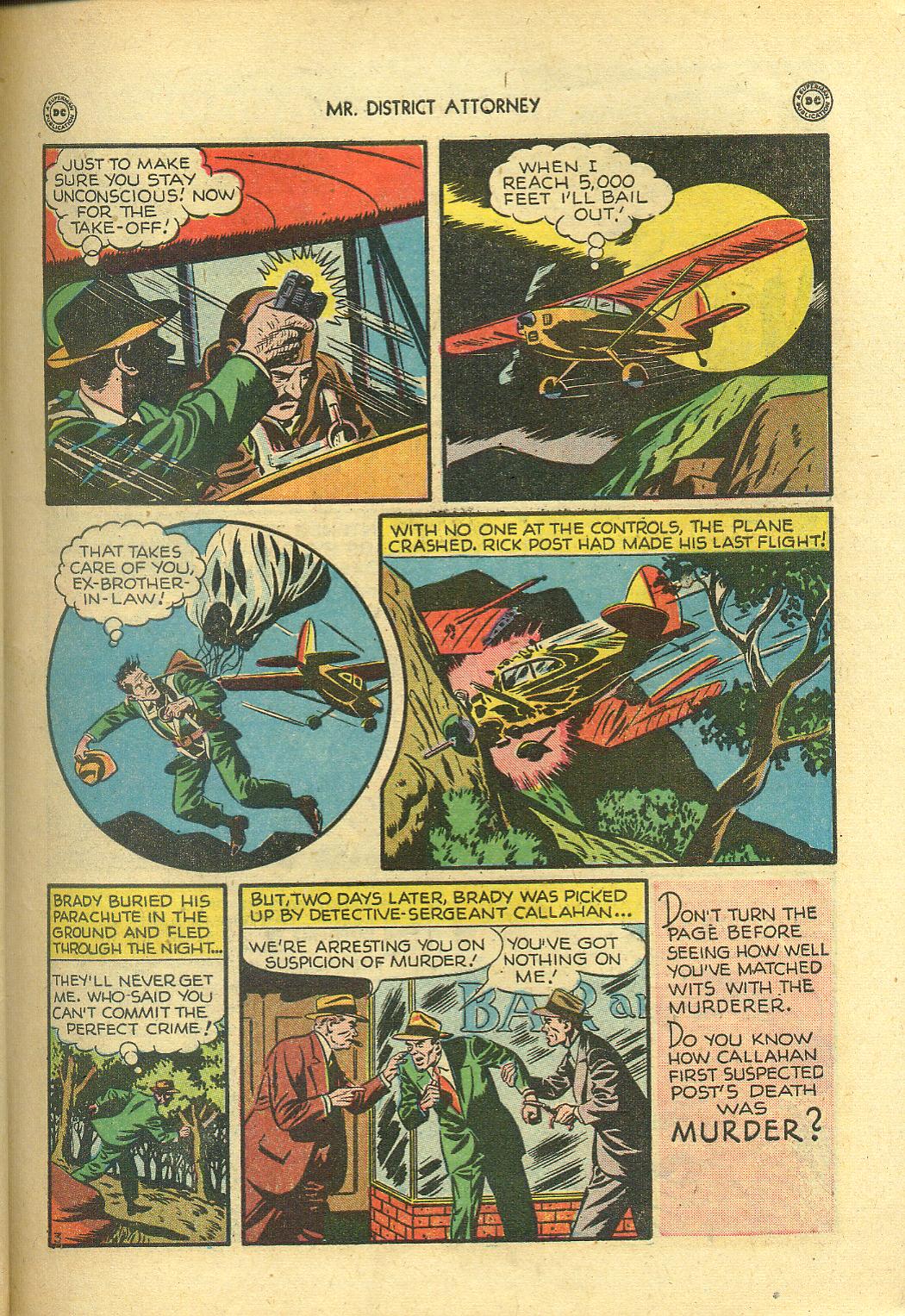 Read online Mr. District Attorney comic -  Issue #4 - 39