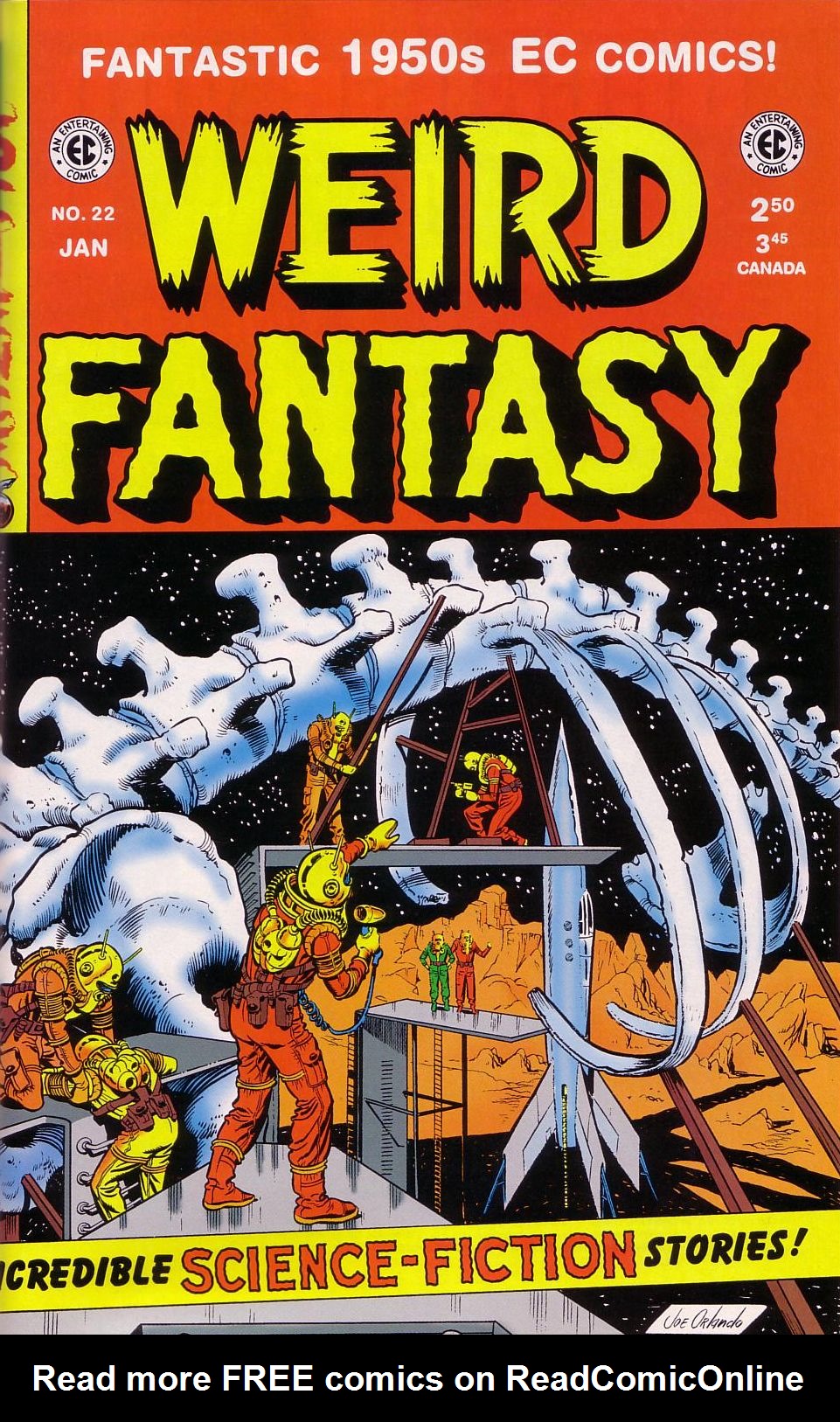 Read online Weird Fantasy (1951) comic -  Issue #22 - 1