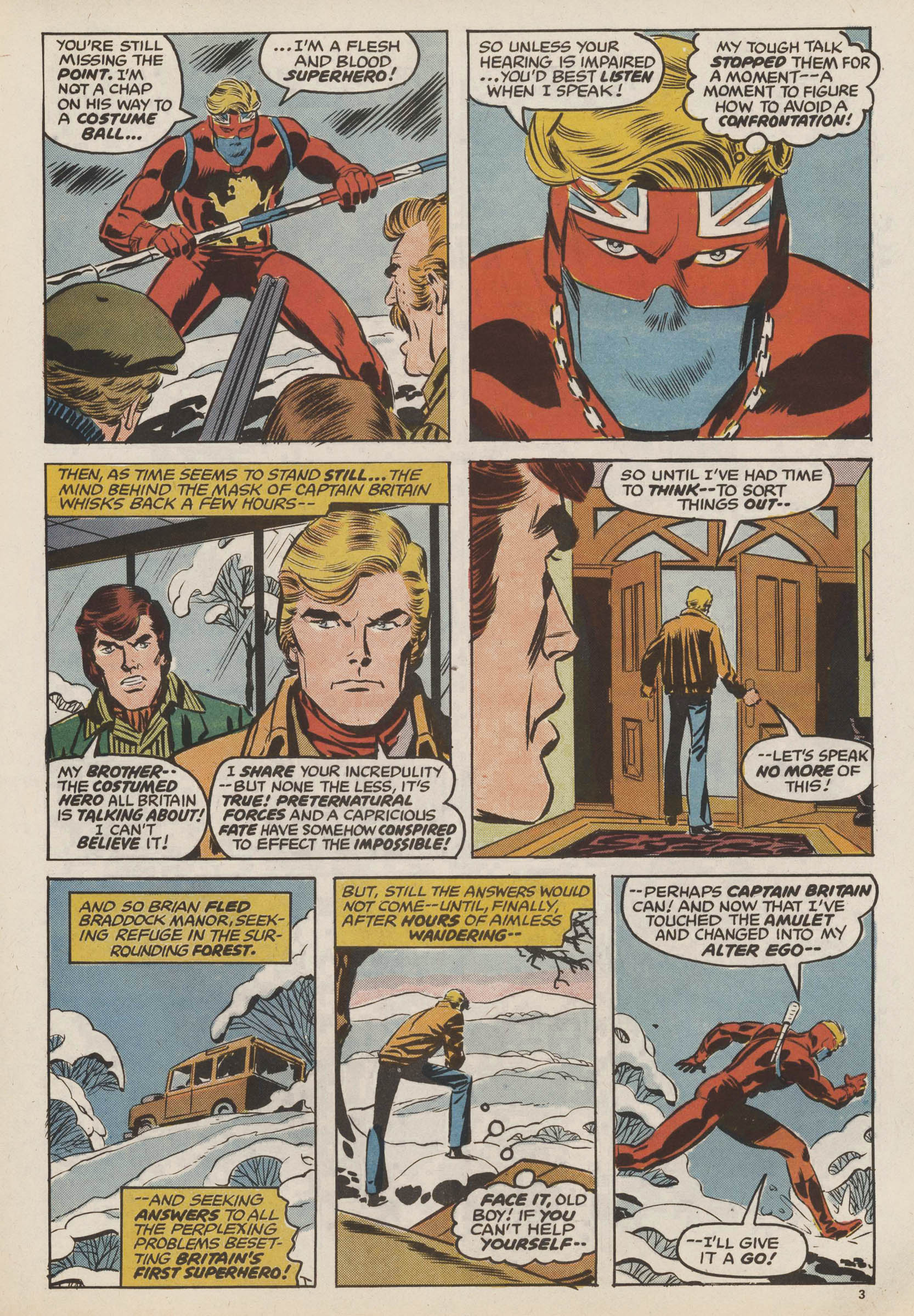 Read online Captain Britain (1976) comic -  Issue #11 - 3