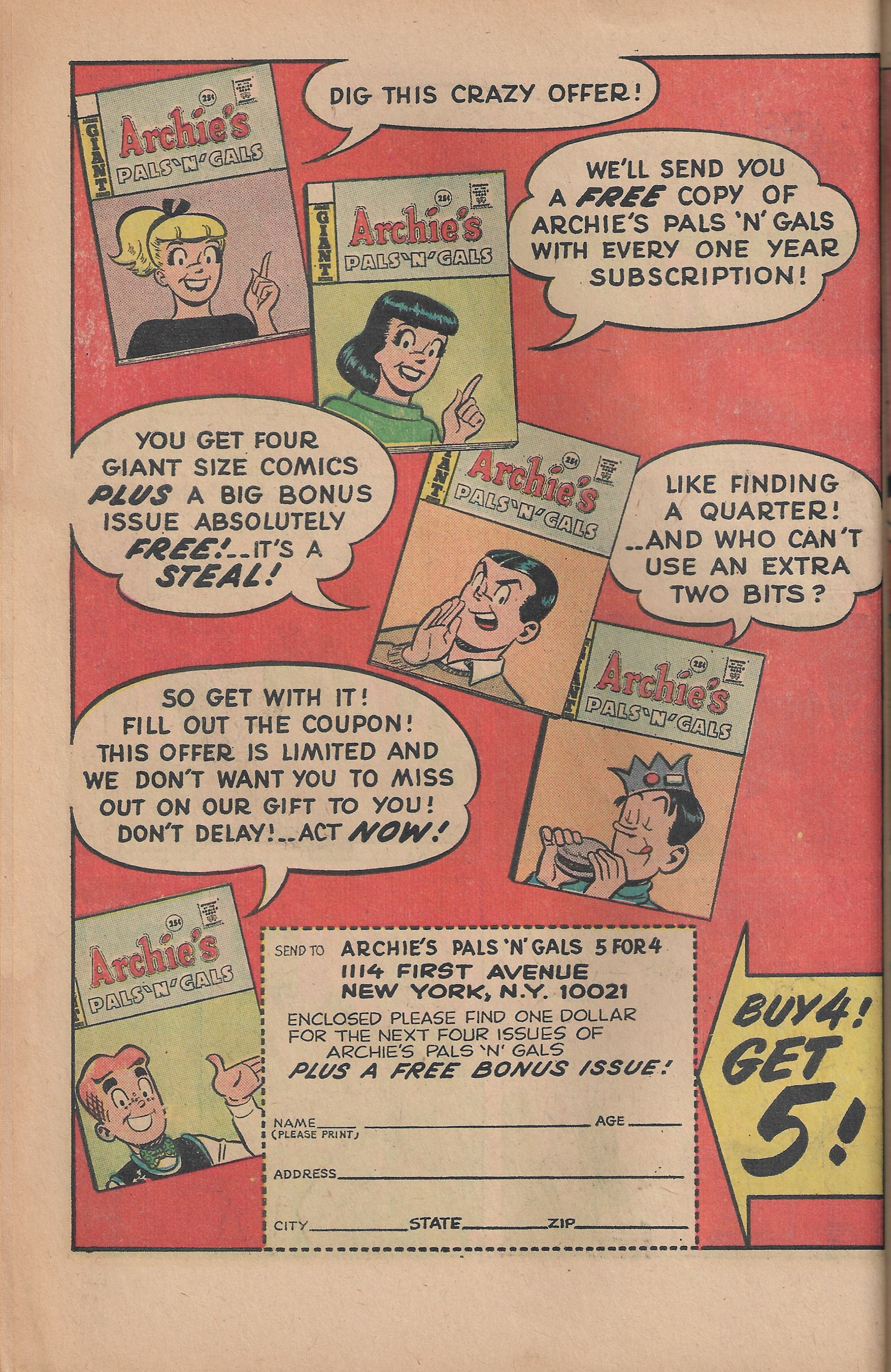 Read online Archie's Pals 'N' Gals (1952) comic -  Issue #38 - 32