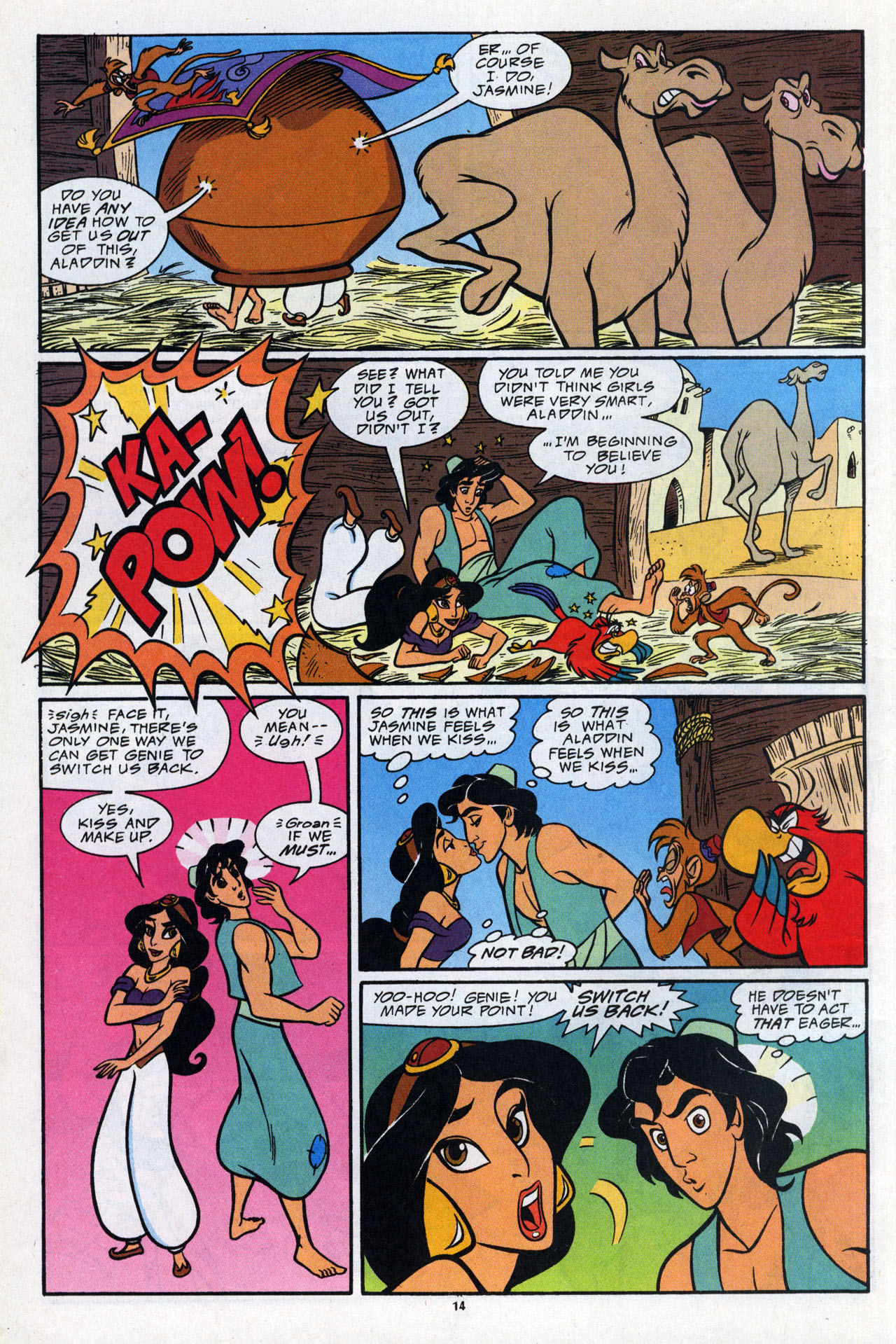 Read online Disney's Aladdin comic -  Issue #8 - 16