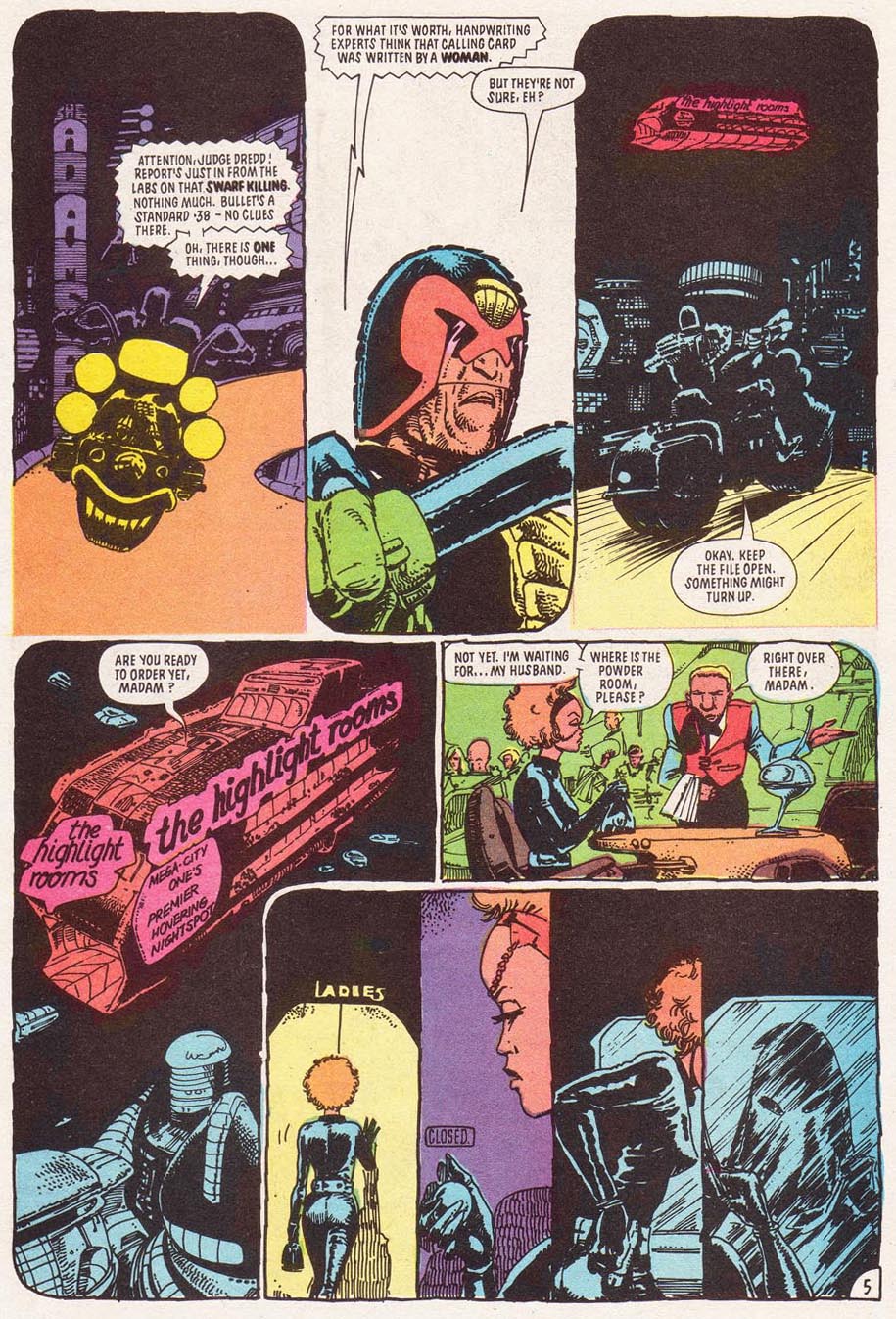 Read online Judge Dredd (1983) comic -  Issue #34 - 5