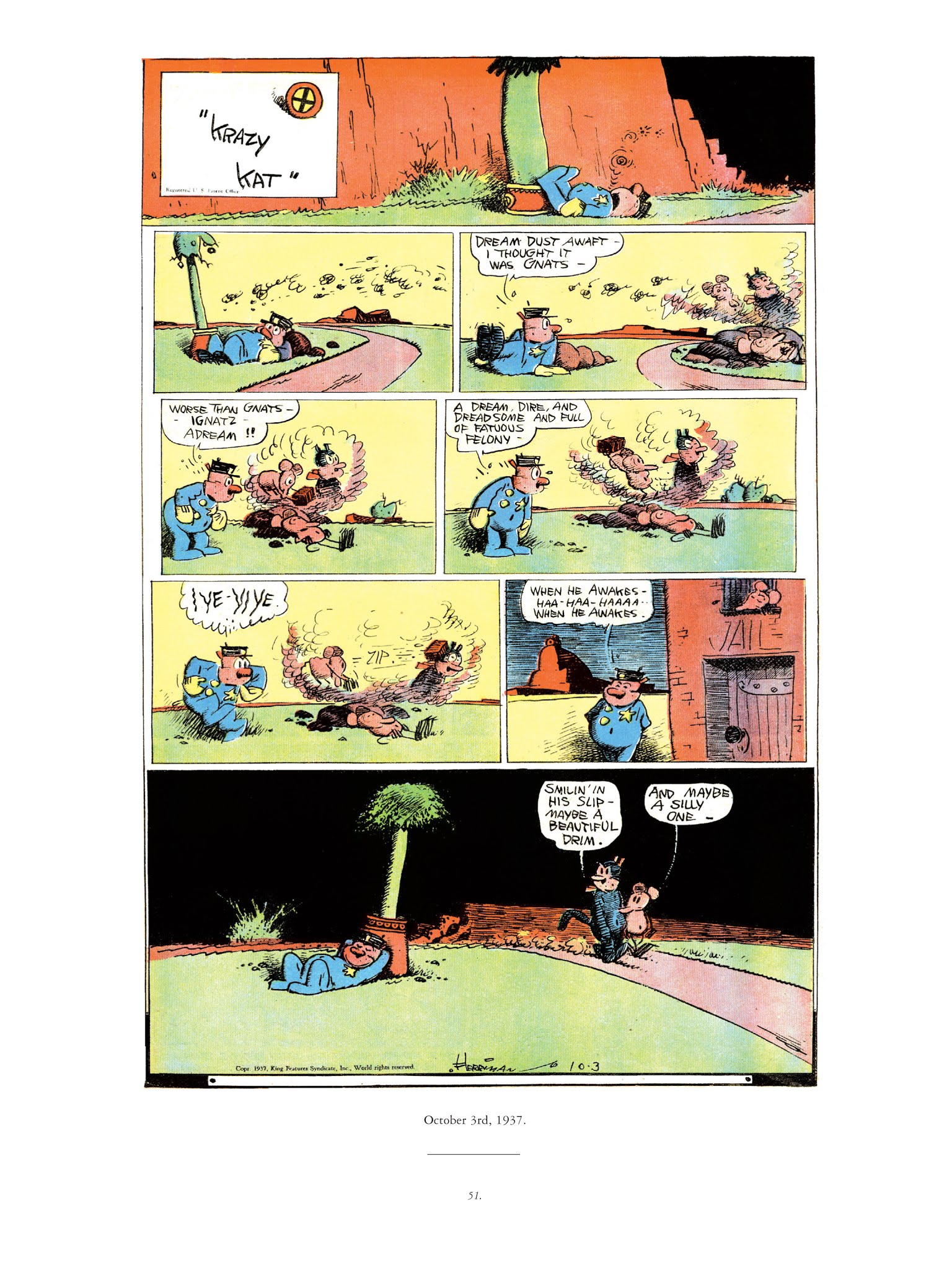 Read online Krazy & Ignatz comic -  Issue # TPB 10 - 49