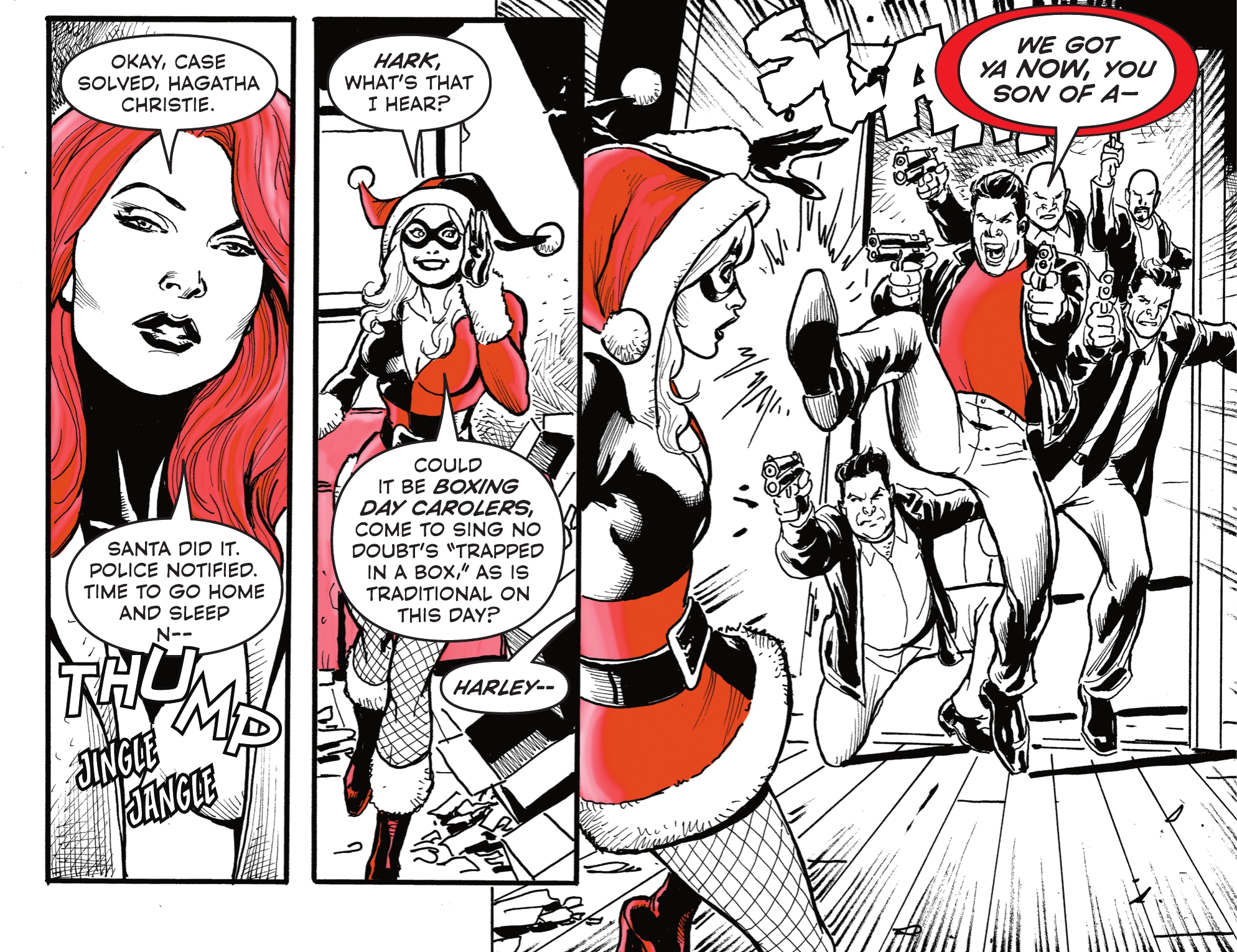 Read online Harley Quinn Black   White   Red comic -  Issue #17 - 10