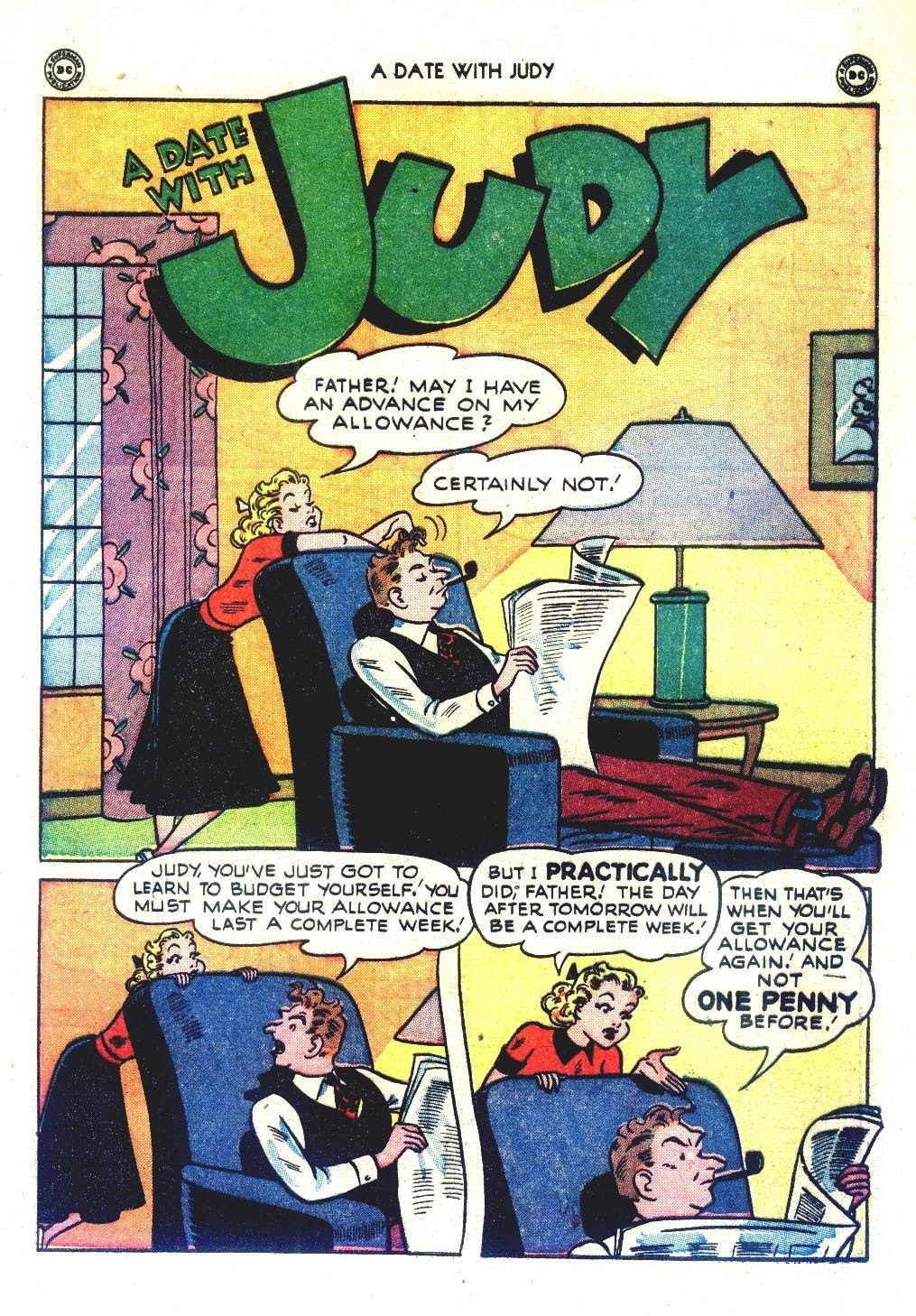Read online A Date with Judy comic -  Issue #11 - 11