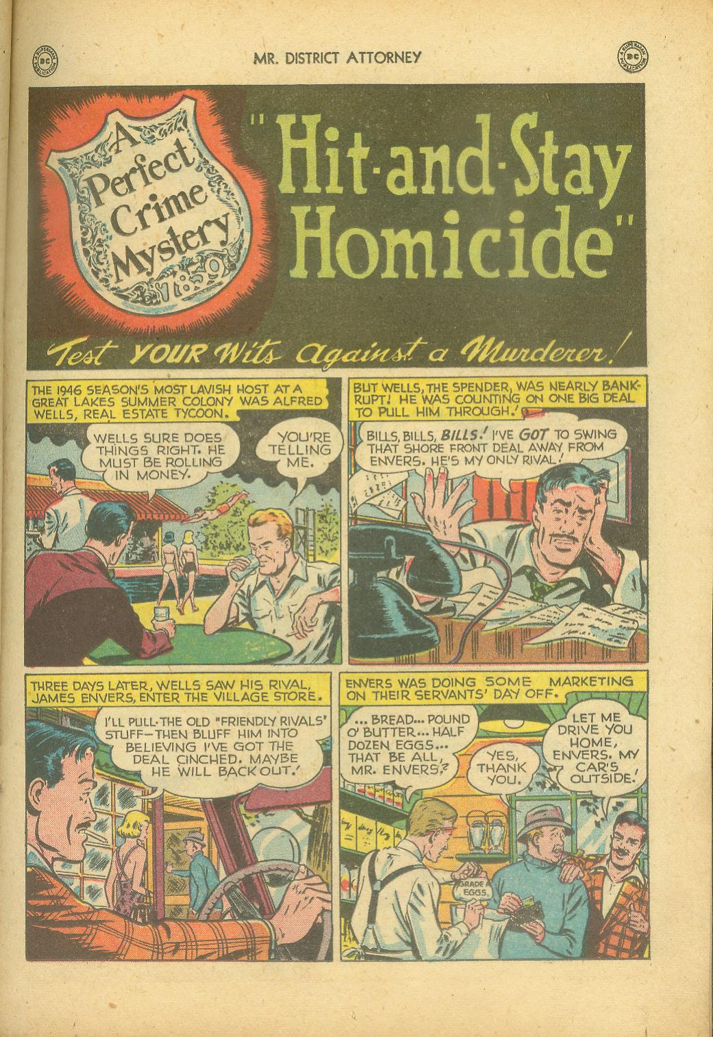 Read online Mr. District Attorney comic -  Issue #8 - 33