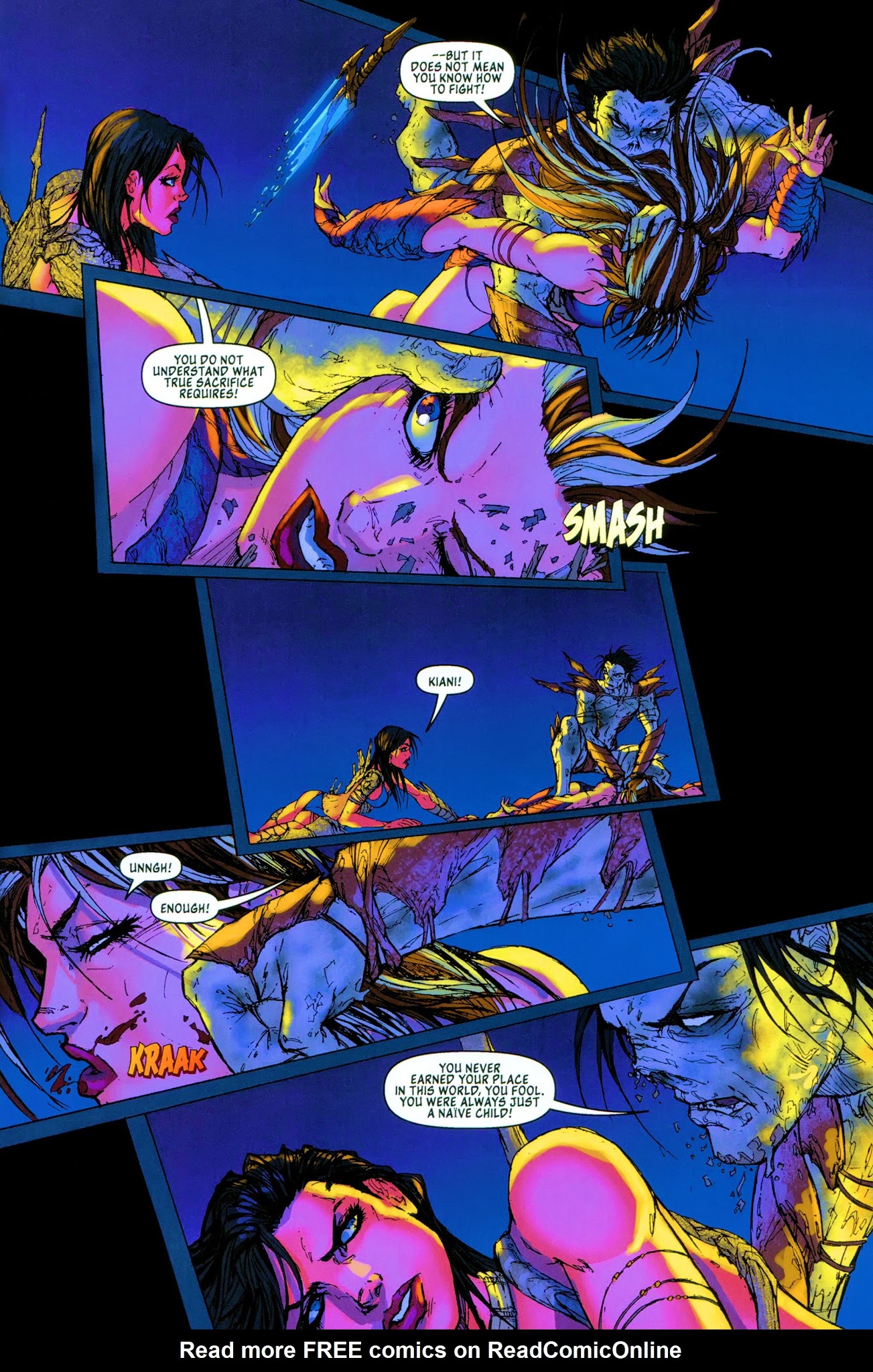 Read online Michael Turner's Fathom: The Elite Saga comic -  Issue #5 - 7
