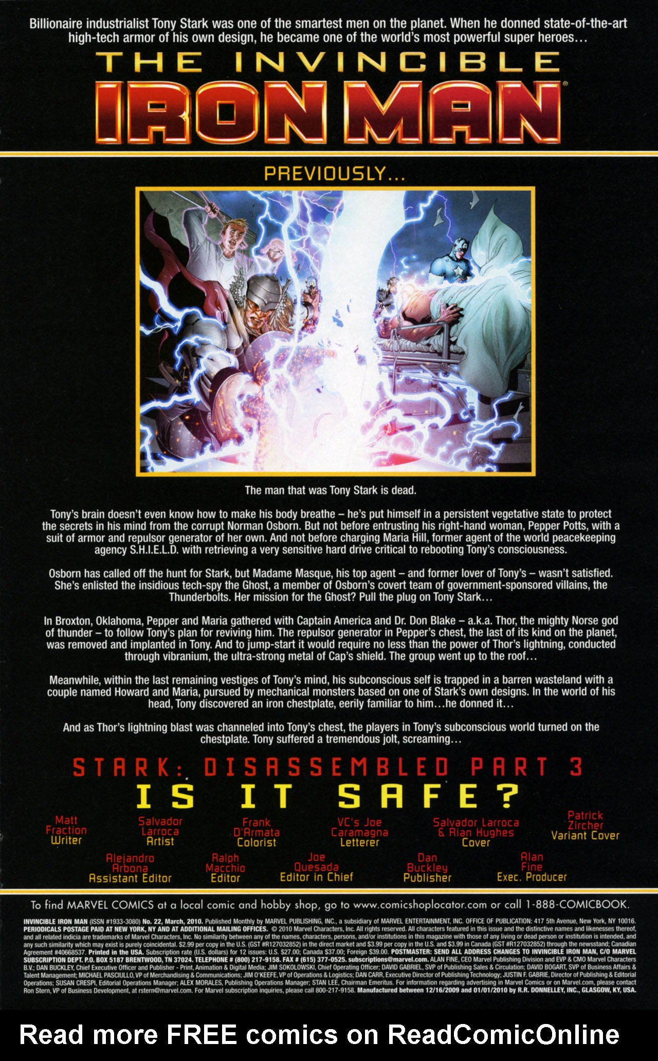 Read online The Invincible Iron Man (2008) comic -  Issue #22 - 2