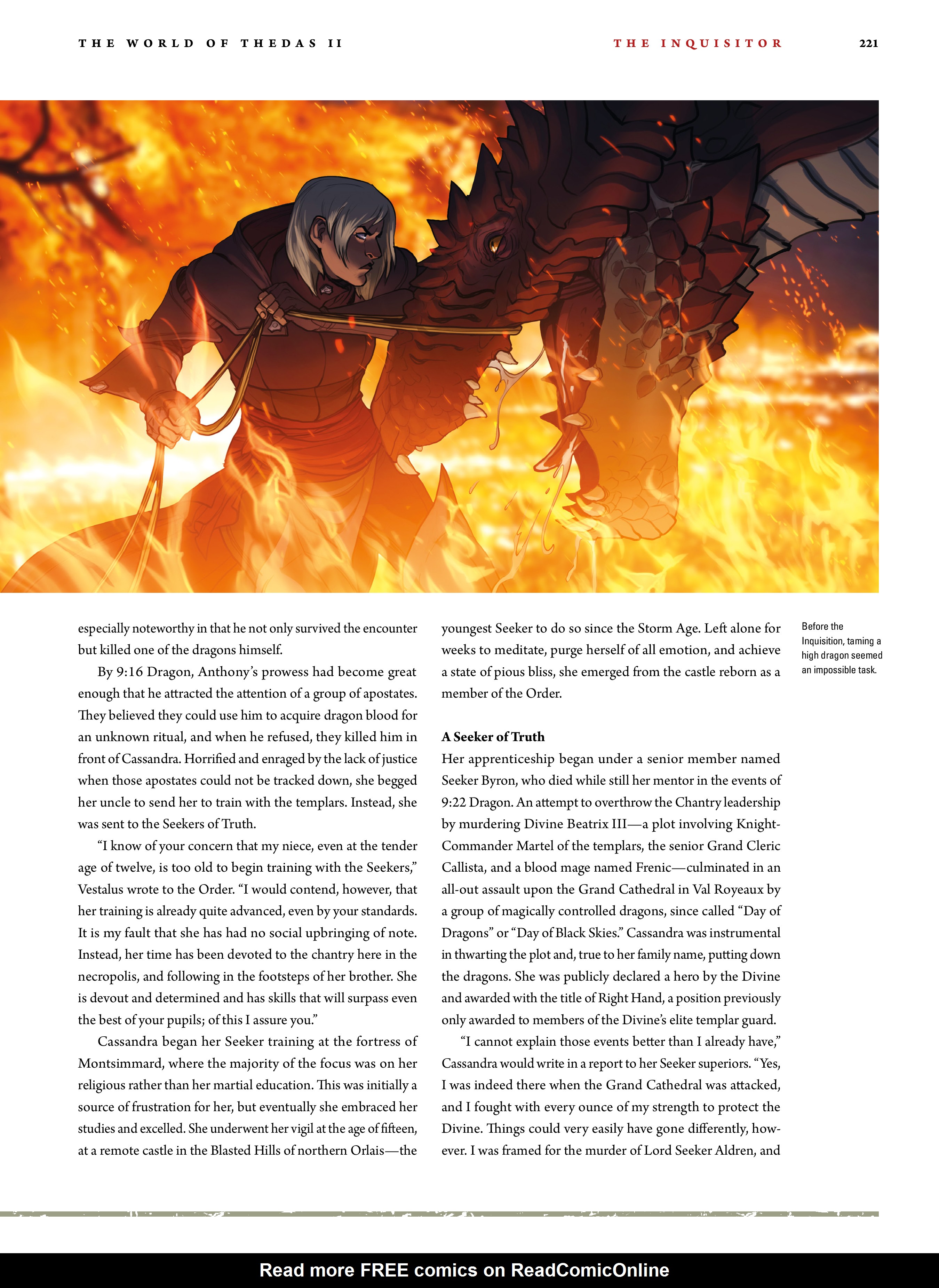 Read online Dragon Age: The World of Thedas comic -  Issue # TPB 2 - 216