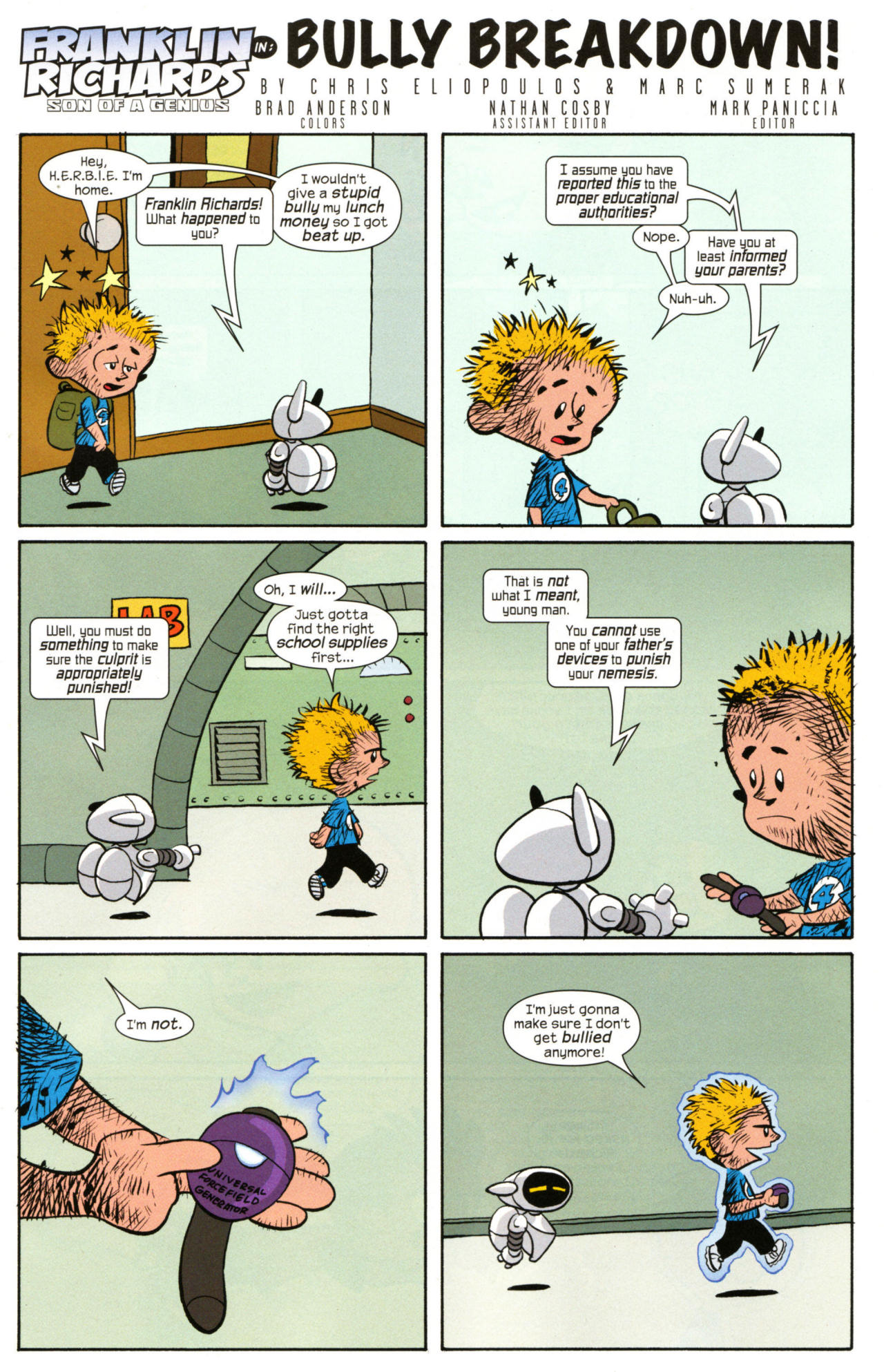 Read online Franklin Richards: World Be Warned comic -  Issue # Full - 8