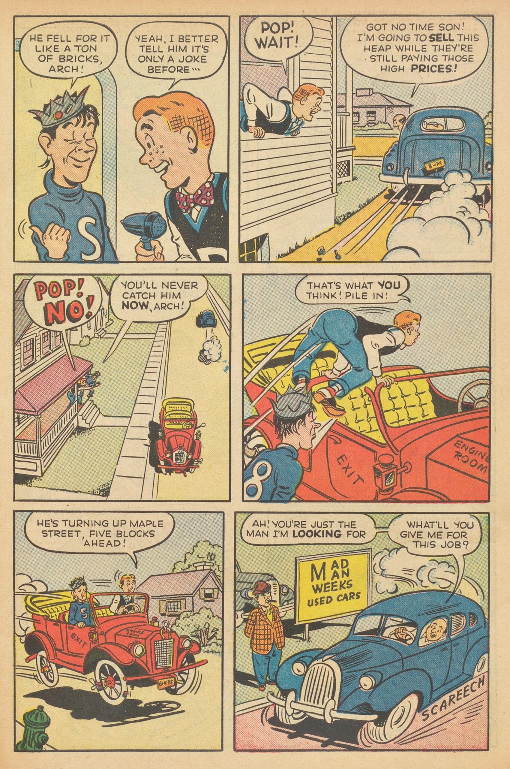 Read online Pep Comics comic -  Issue #73 - 5