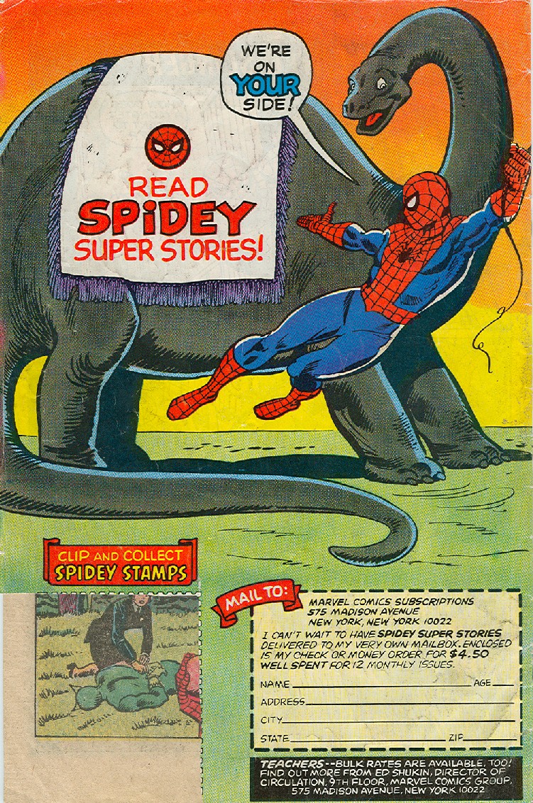 Read online Spidey Super Stories comic -  Issue #36 - 36