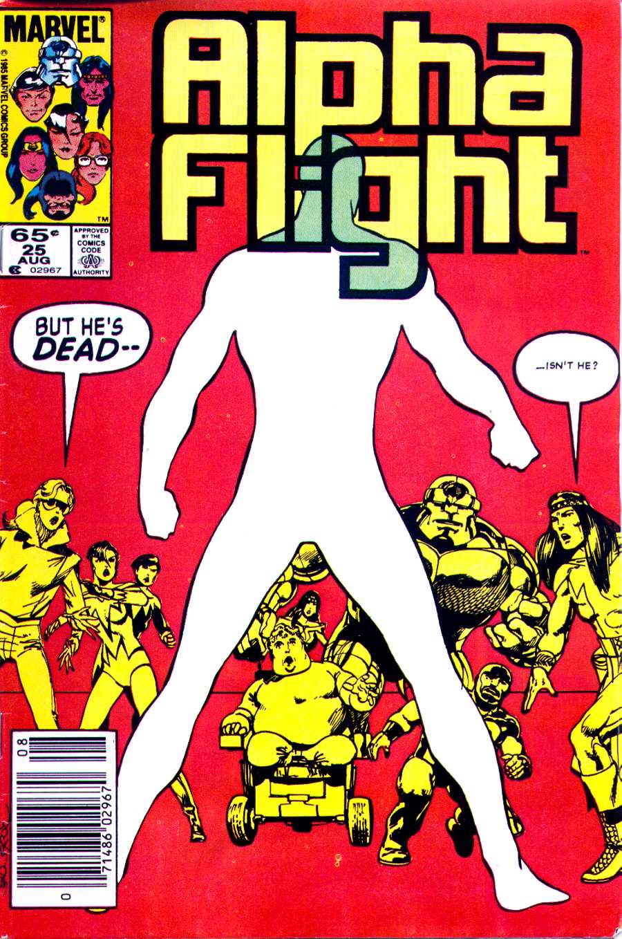 Read online Alpha Flight (1983) comic -  Issue #25 - 1