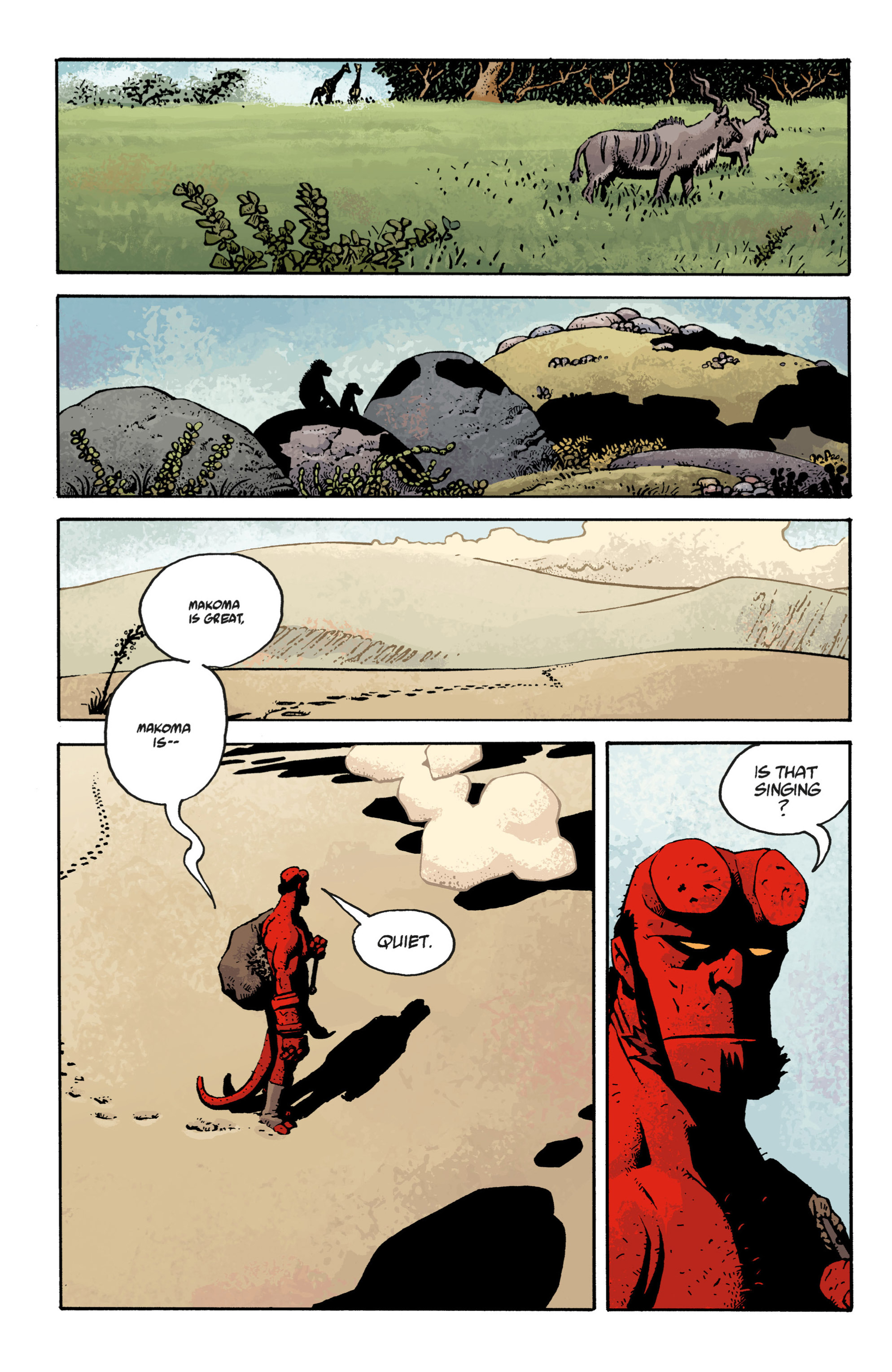 Read online Hellboy comic -  Issue #7 - 109