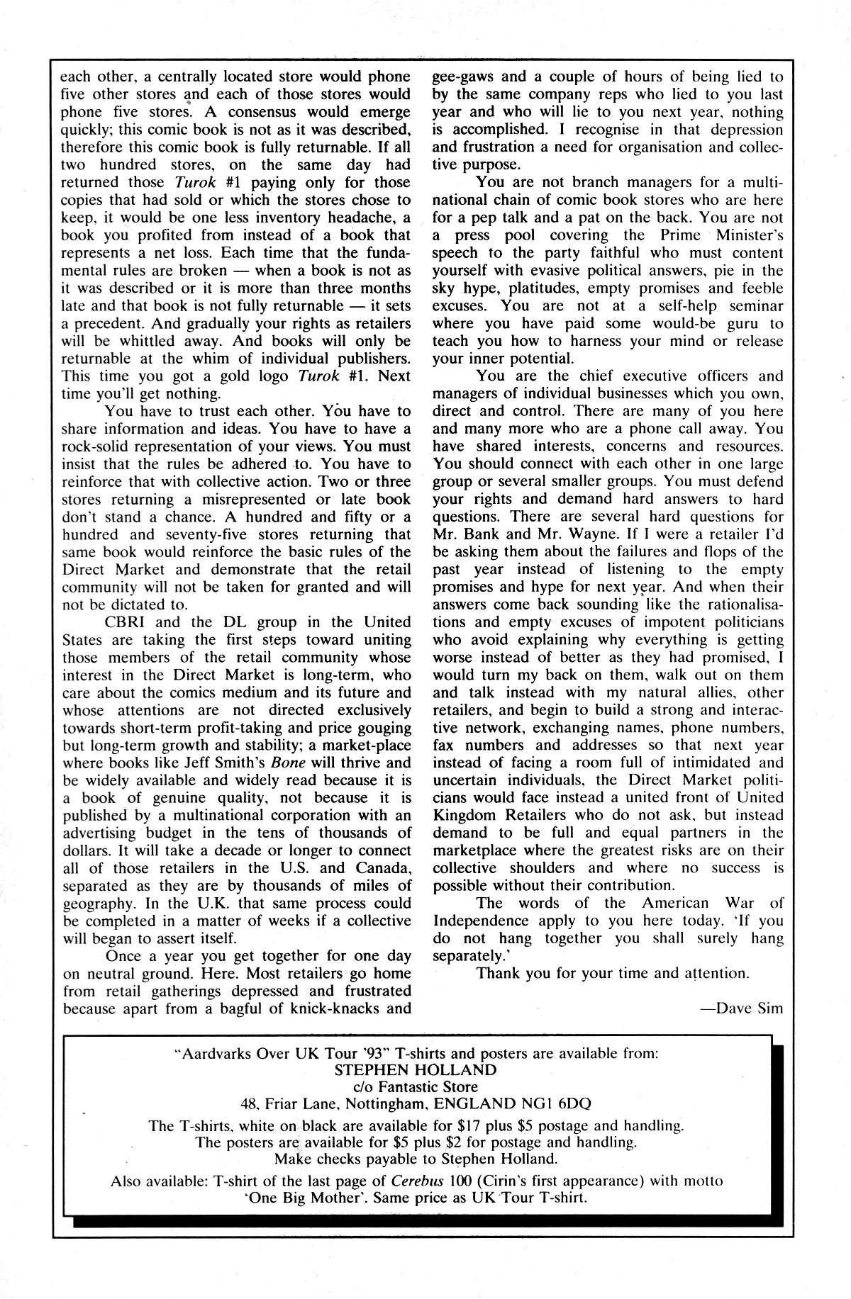 Cerebus Issue #176 #175 - English 26