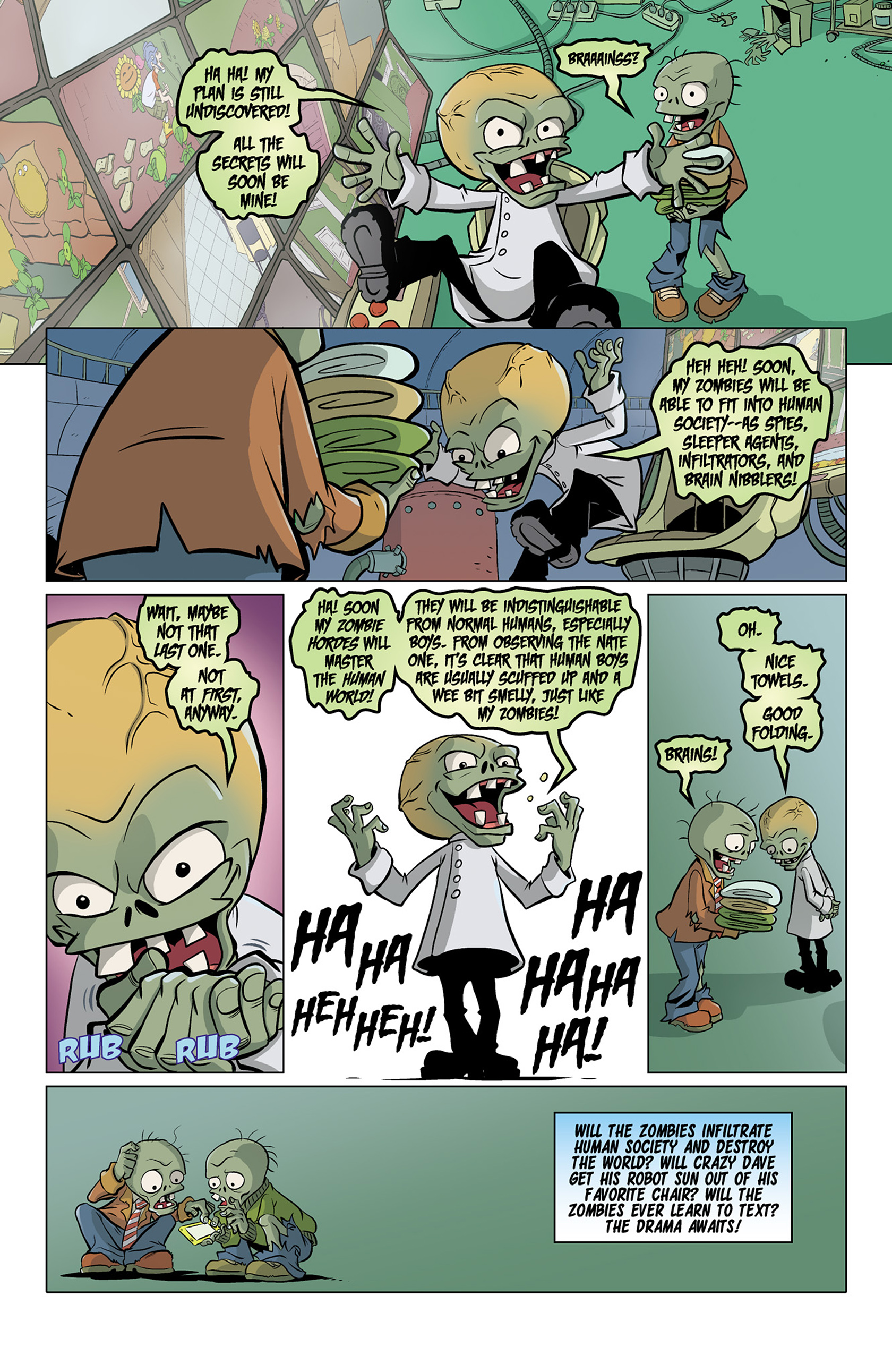 Read online Plants vs. Zombies: Grown Sweet Home comic -  Issue #4 - 22