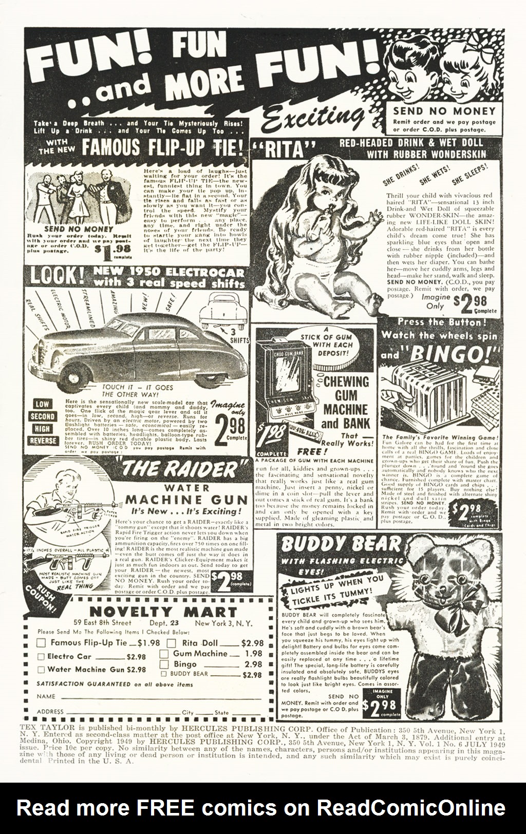 Read online Tex Taylor comic -  Issue #6 - 2