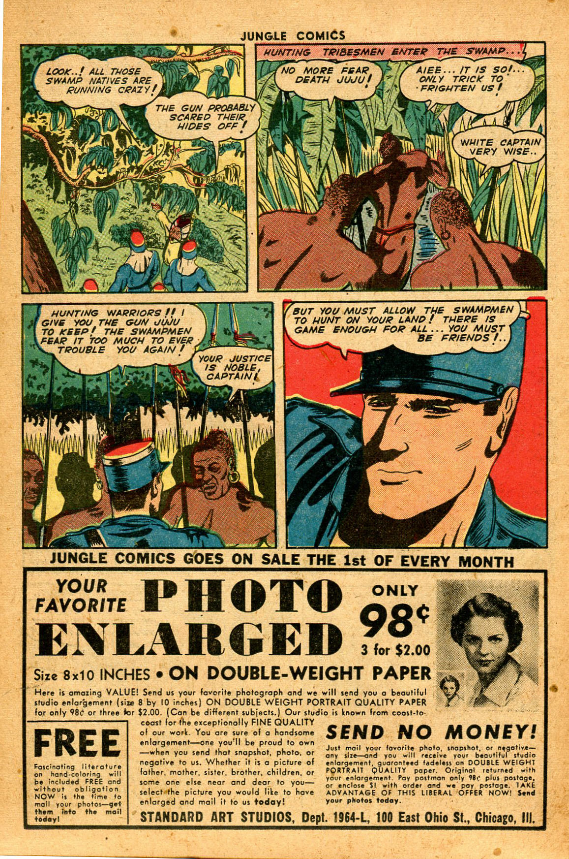 Read online Jungle Comics comic -  Issue #57 - 32