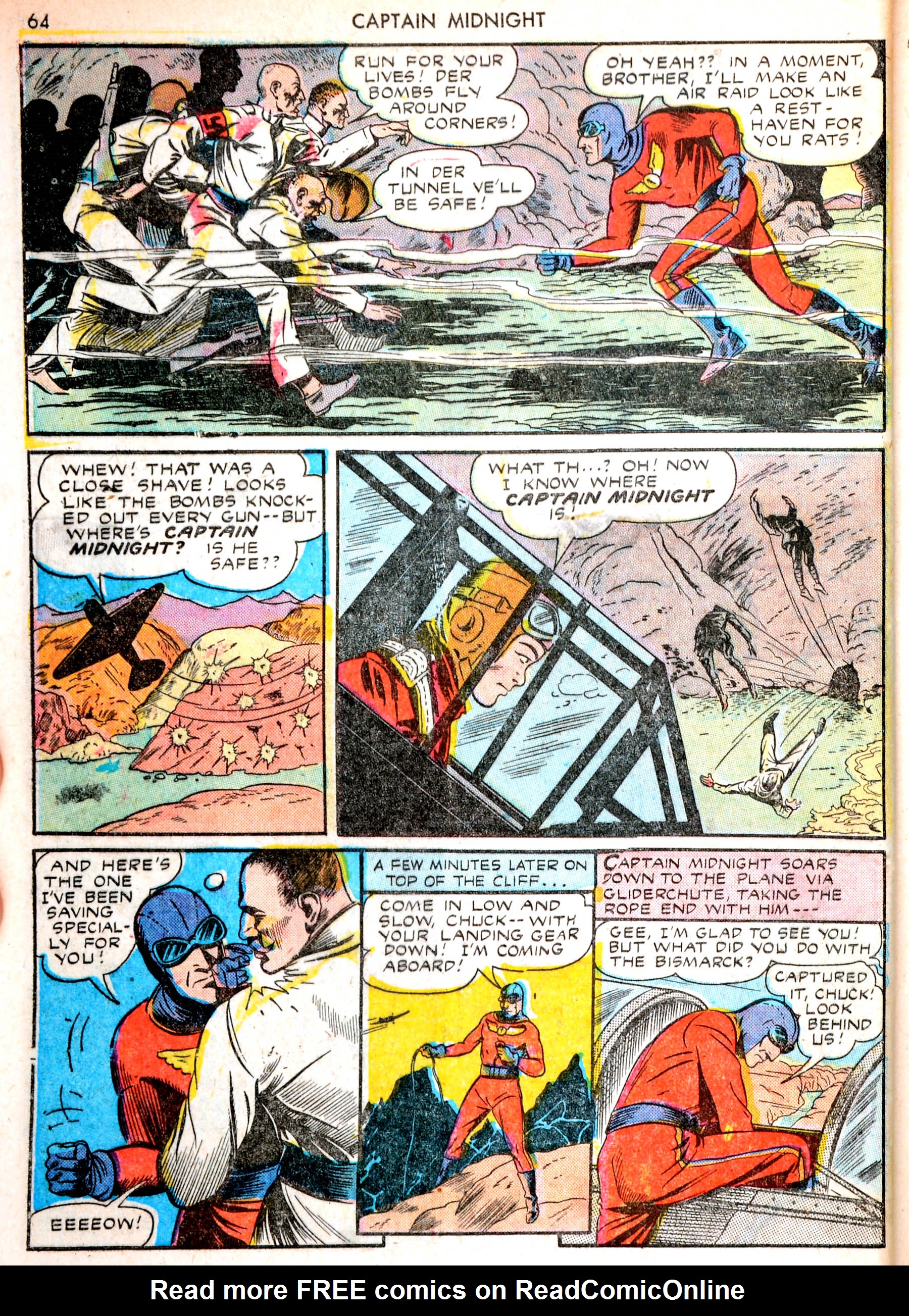 Read online Captain Midnight (1942) comic -  Issue #13 - 63