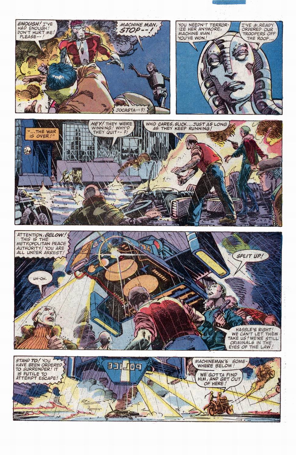 Read online Machine Man (1984) comic -  Issue #4 - 20